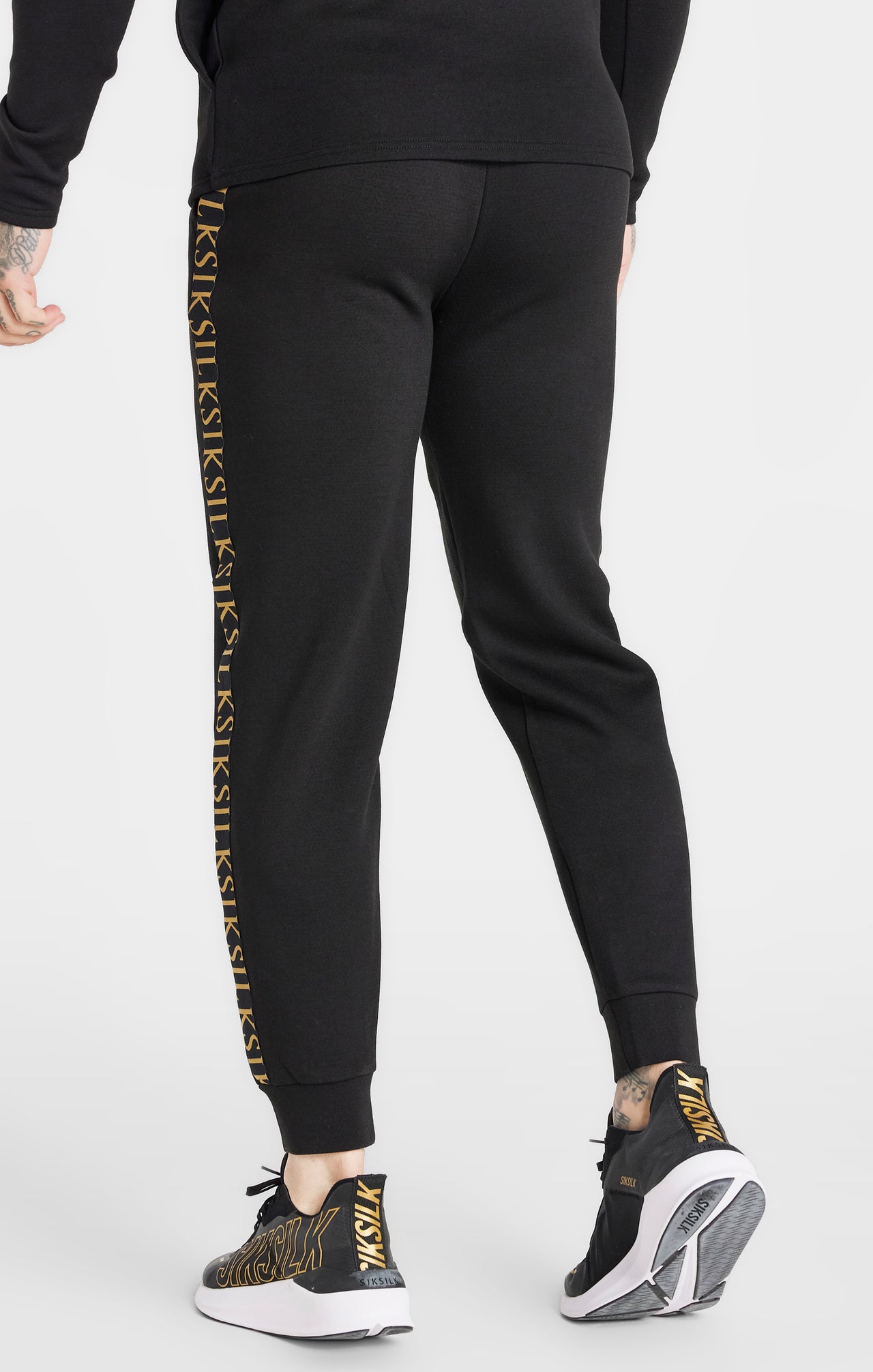 Black Dynamic Fitted Track Pant (3)