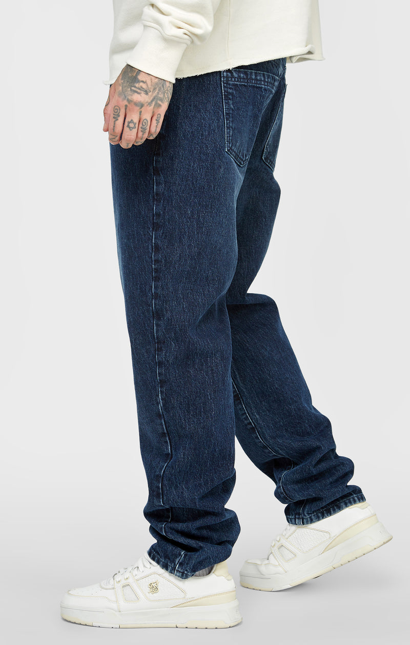 Blue Wash Relaxed Denim Jean (1)