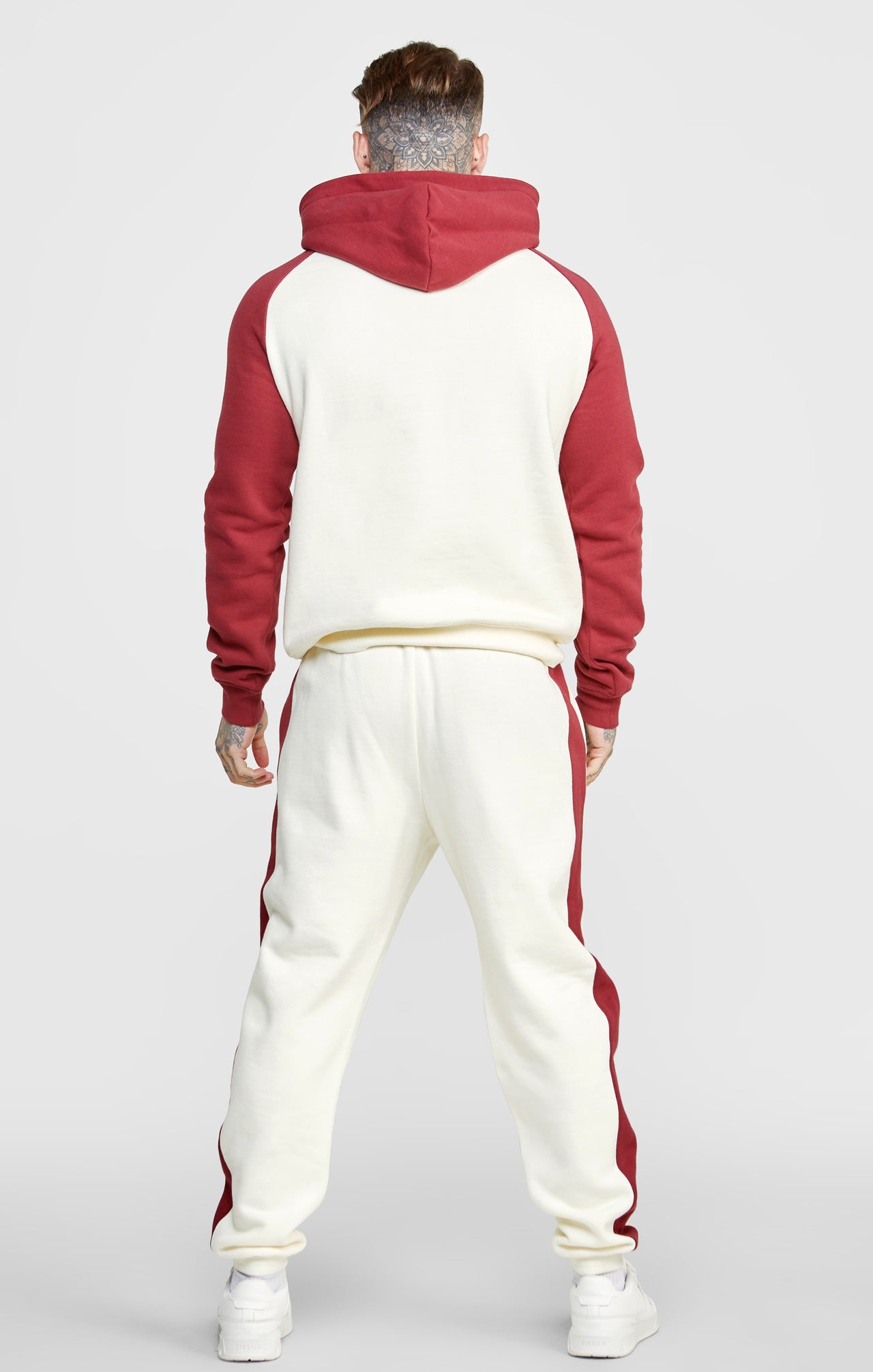 Ecru Relaxed Fit Panelled Jogger (4)