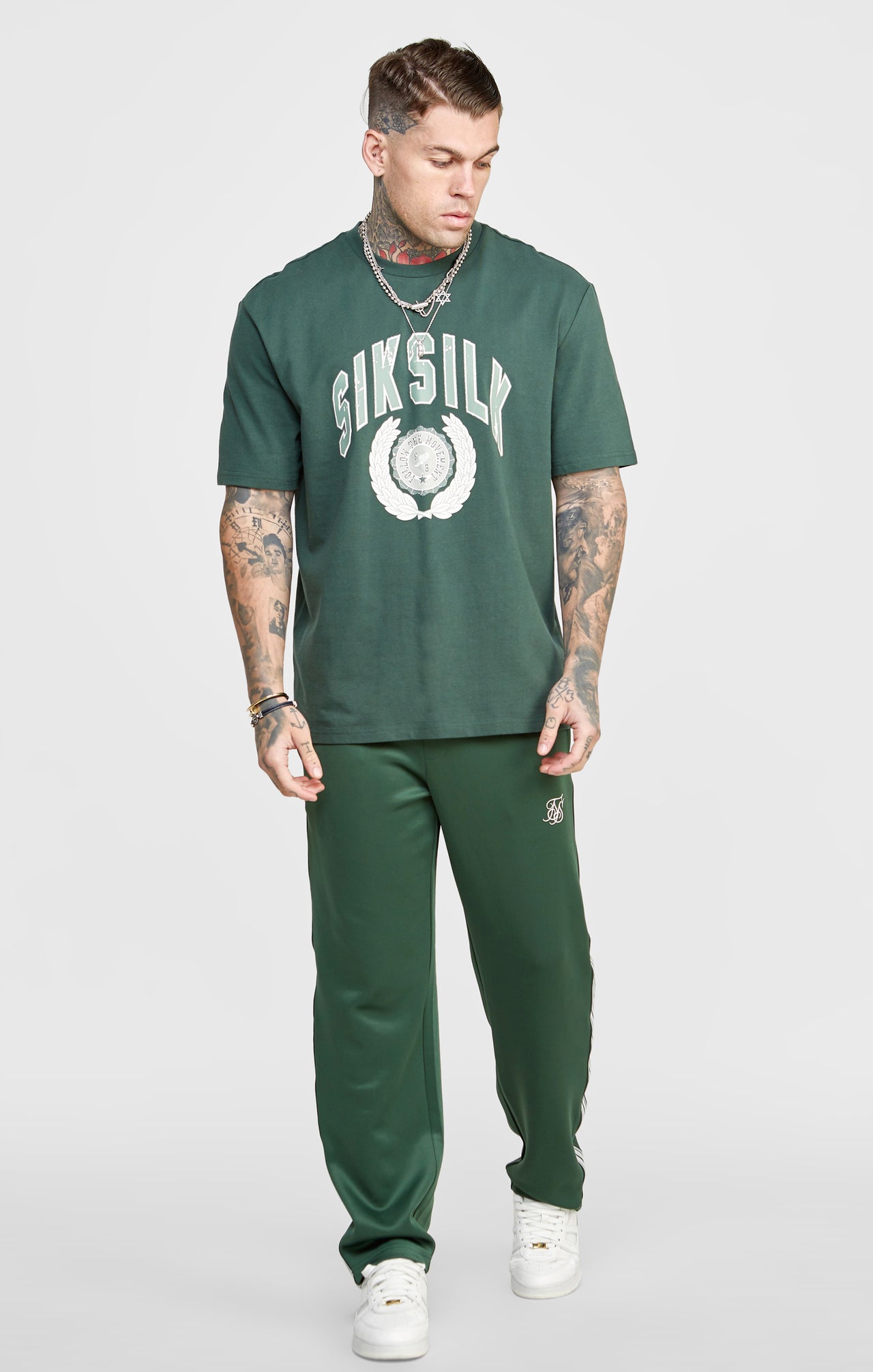 Green Oversized Graphic T-Shirt (2)