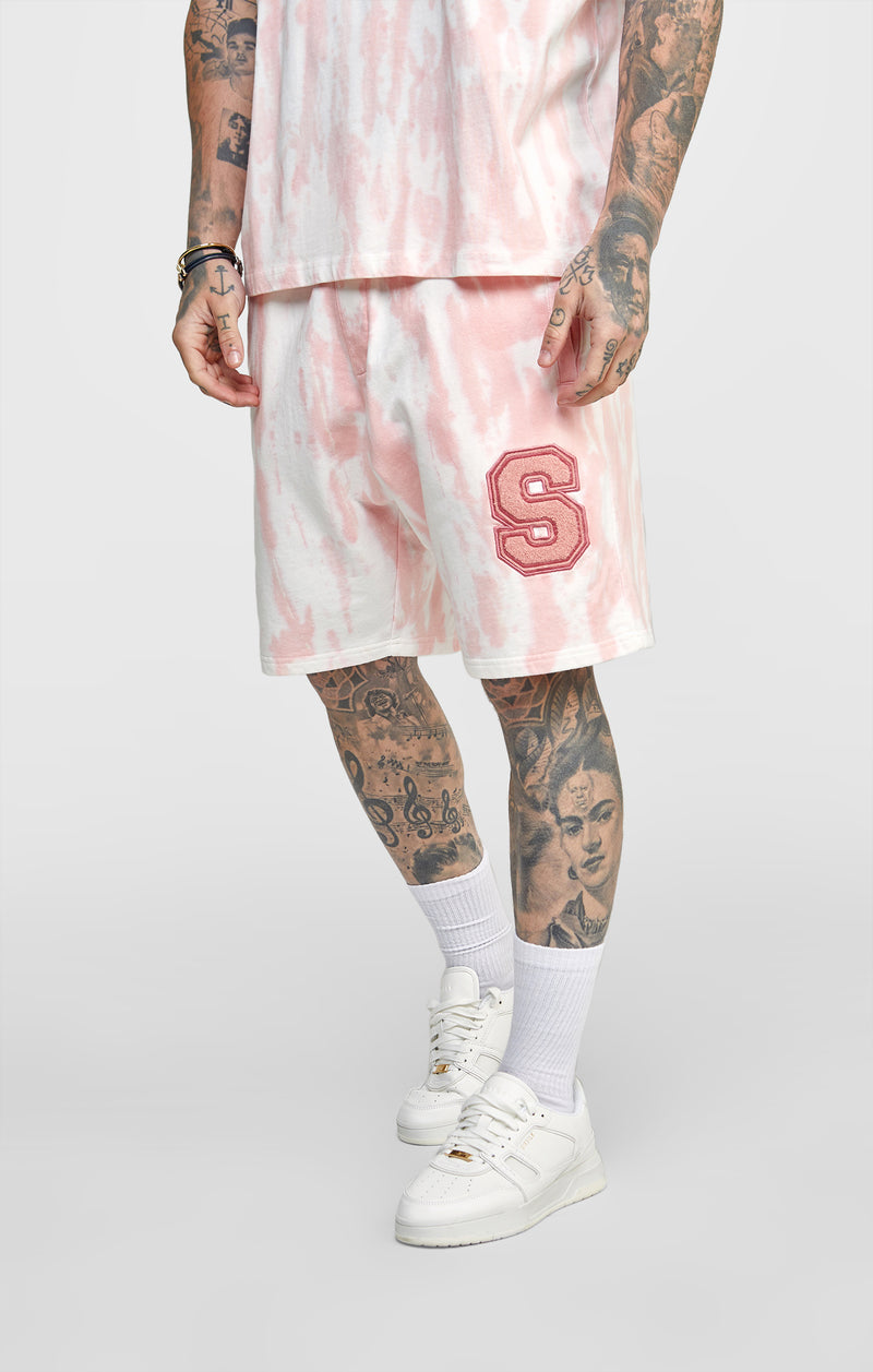 Pink Tie Dye Jogger Short