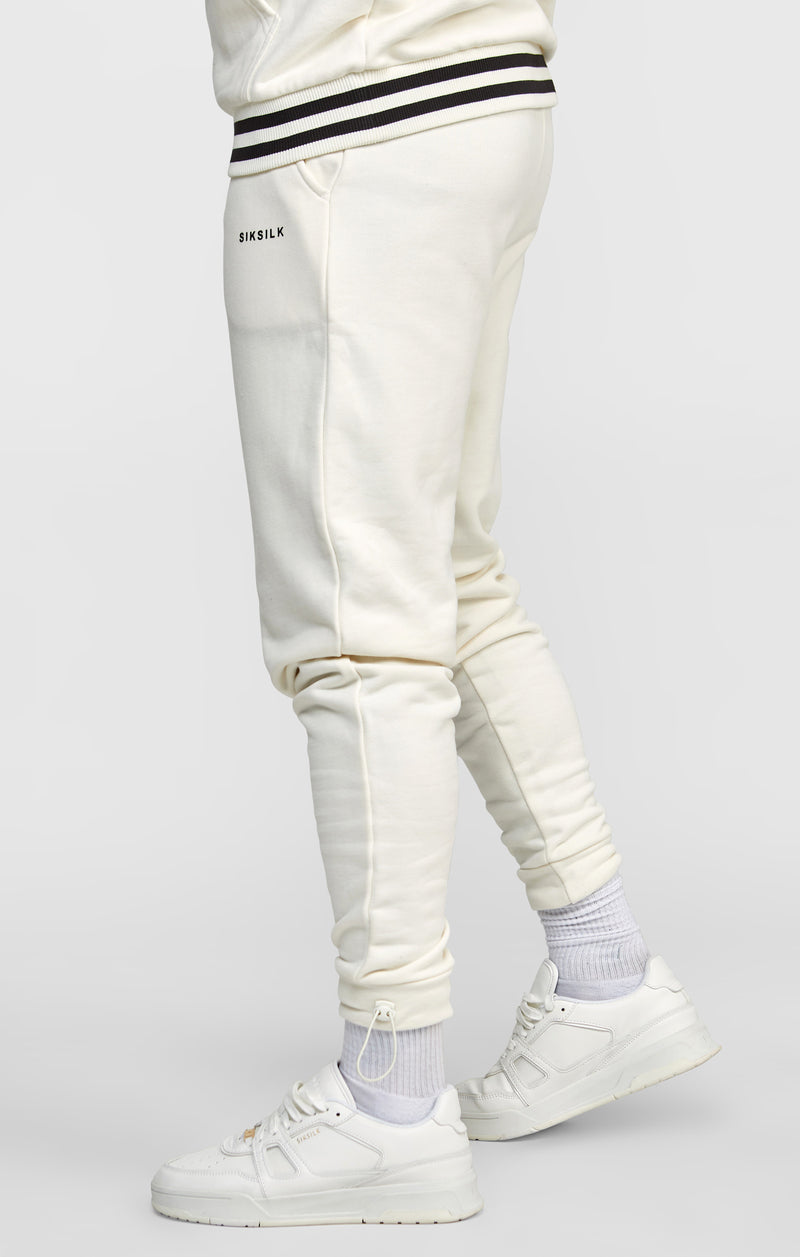 Ecru Jogger W Stripe Waistband (1)