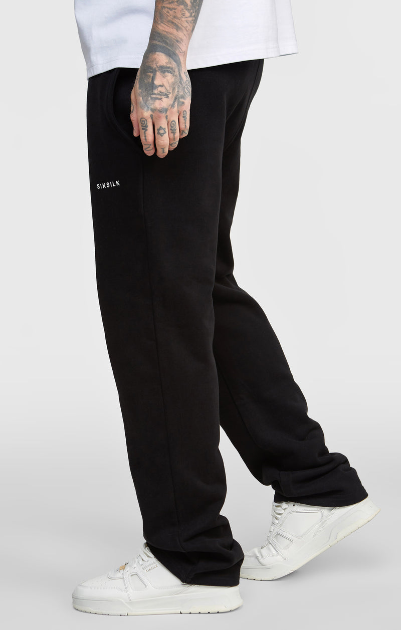 Black Open Cuff Jogger Pant (1)