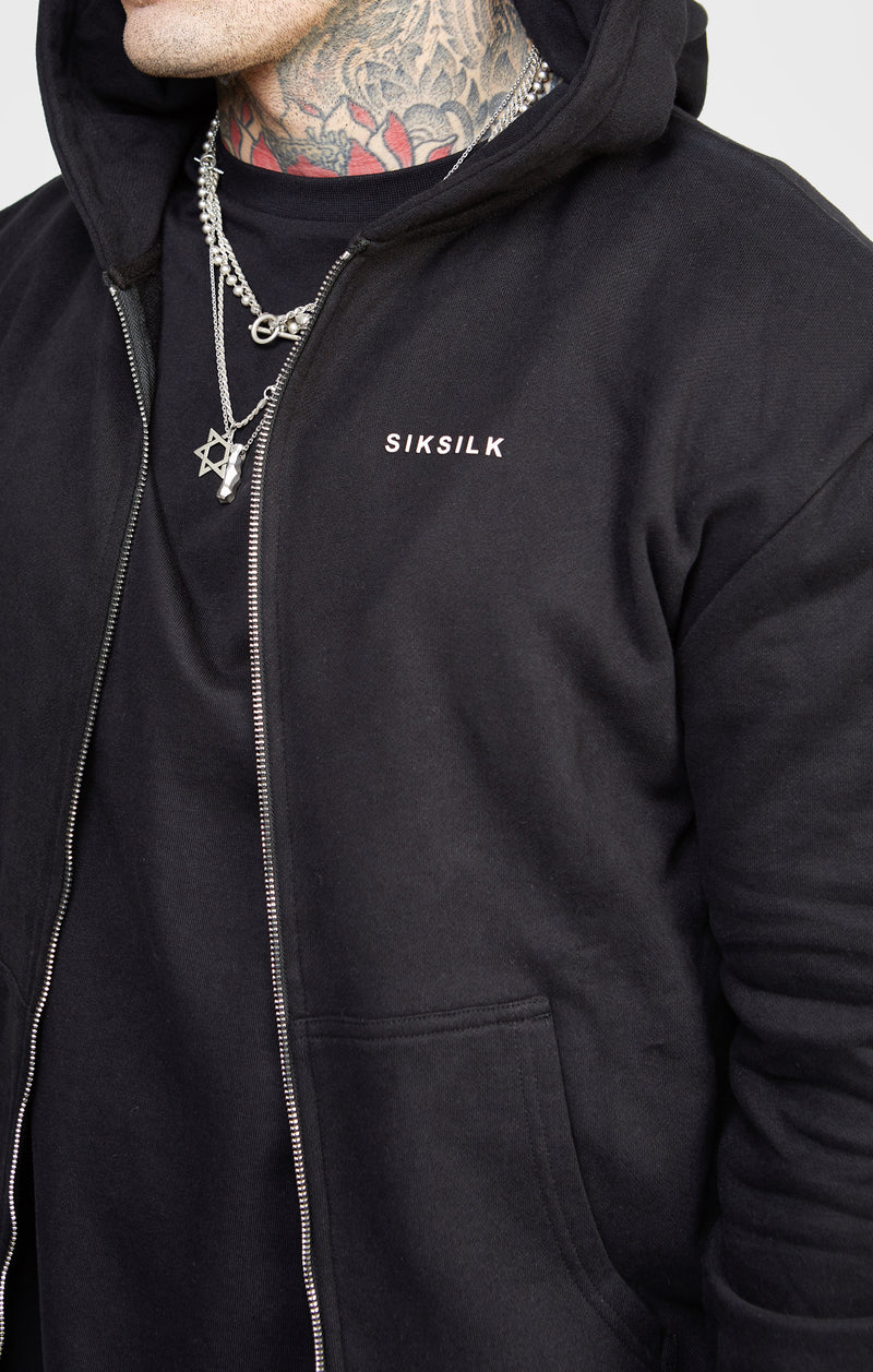 Black Back Logo Zip-Thru Hoodie (1)