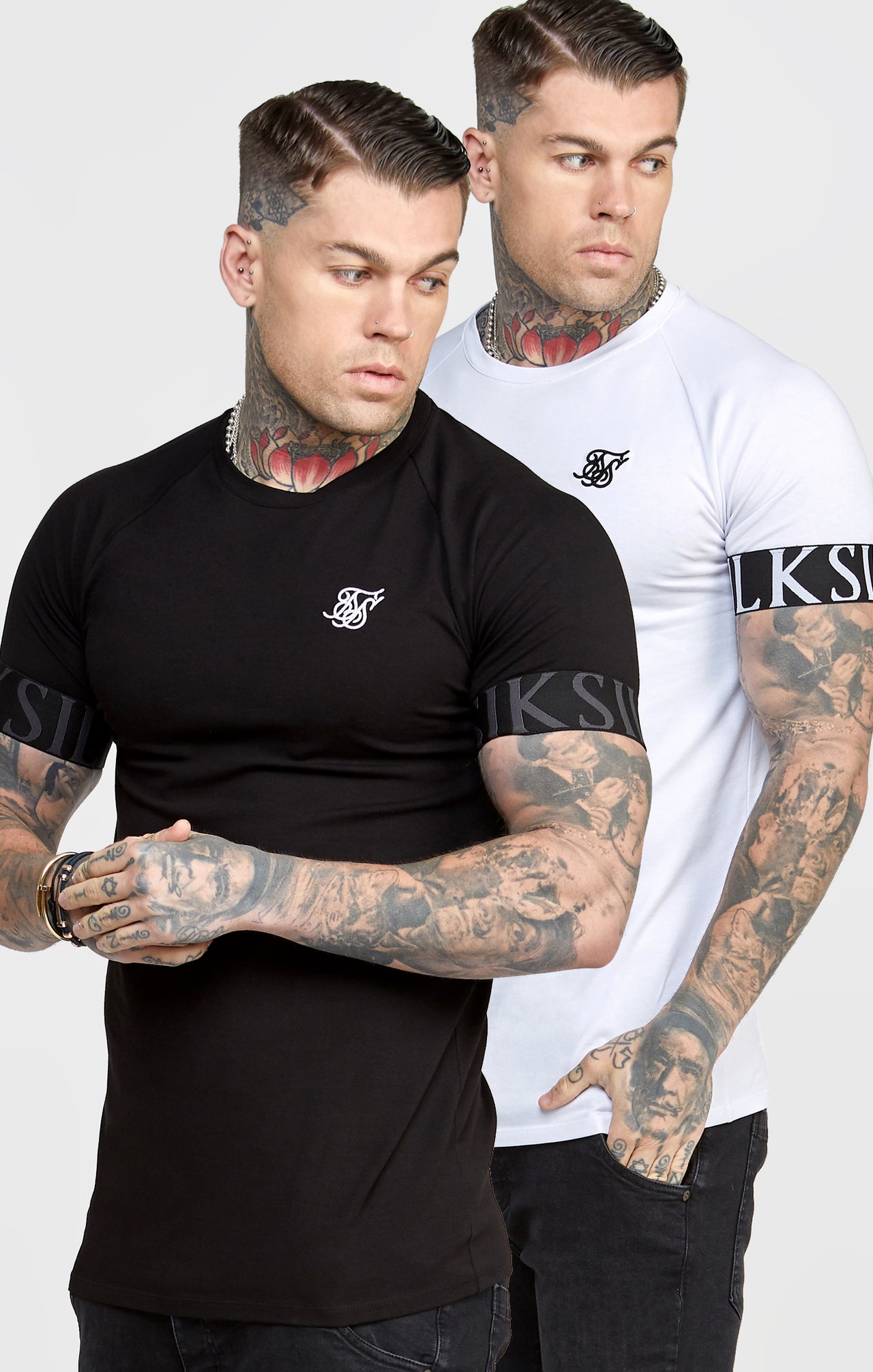 Black Twin Pack Muscle Fit Tech T-Shirt