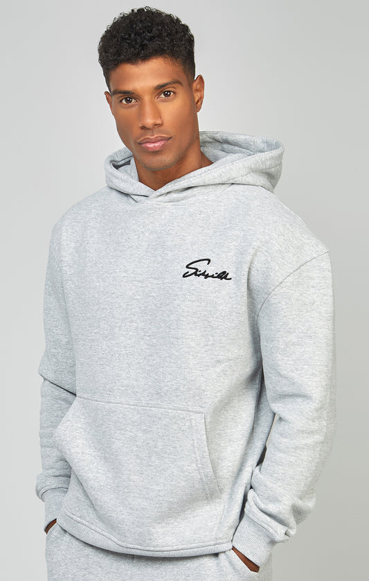Script Embroidery Hood