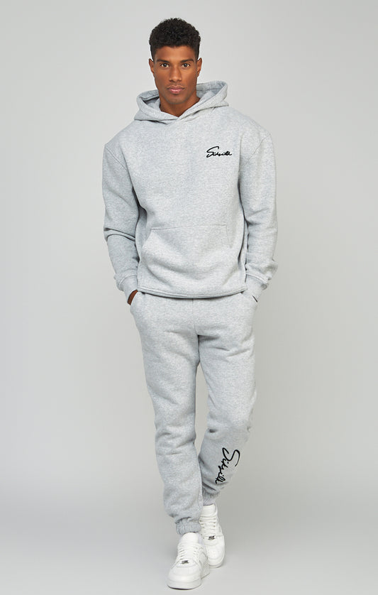 Script Embroidery Hood