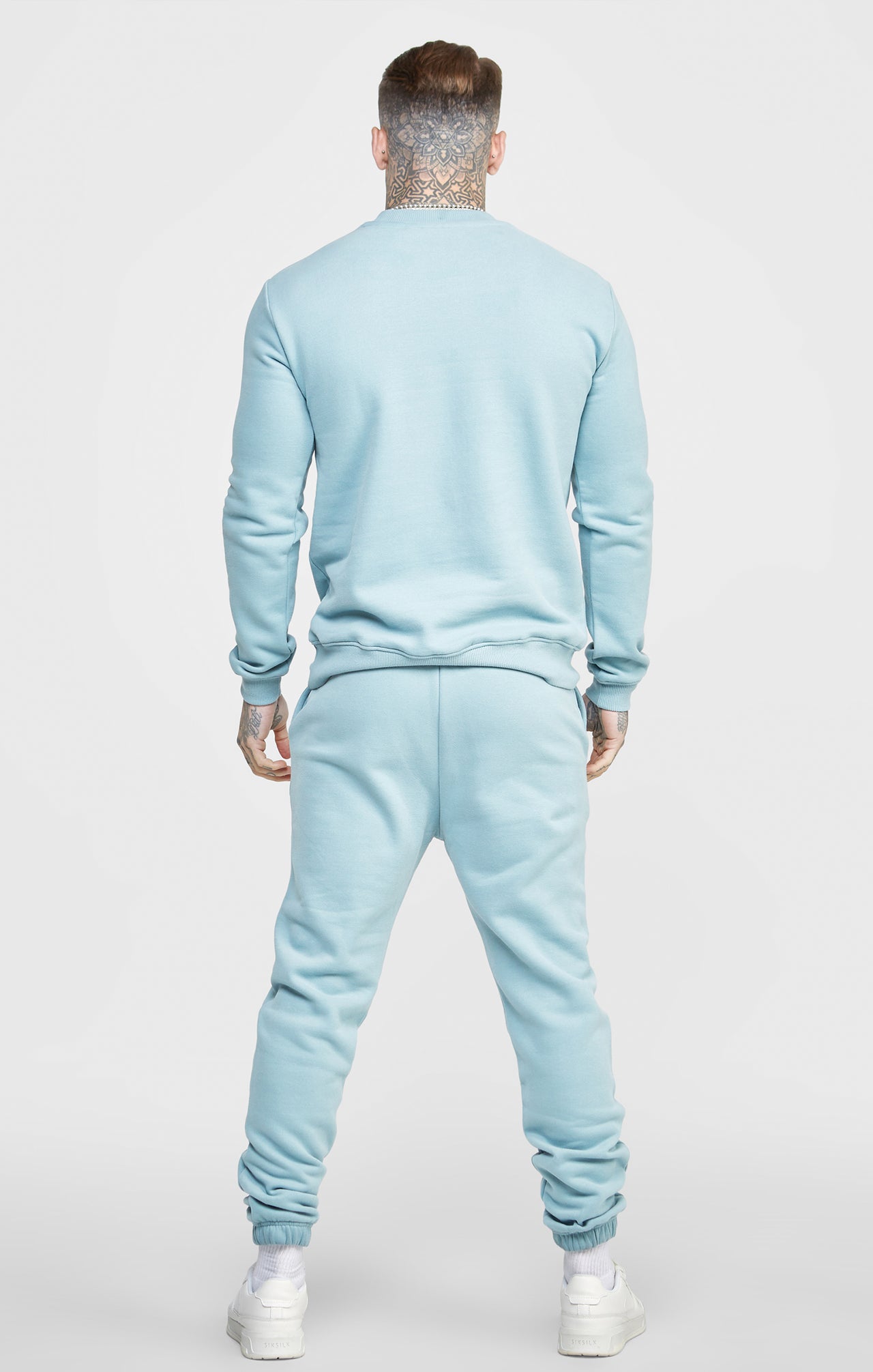 Blue Script Embroidery Jogger (4)