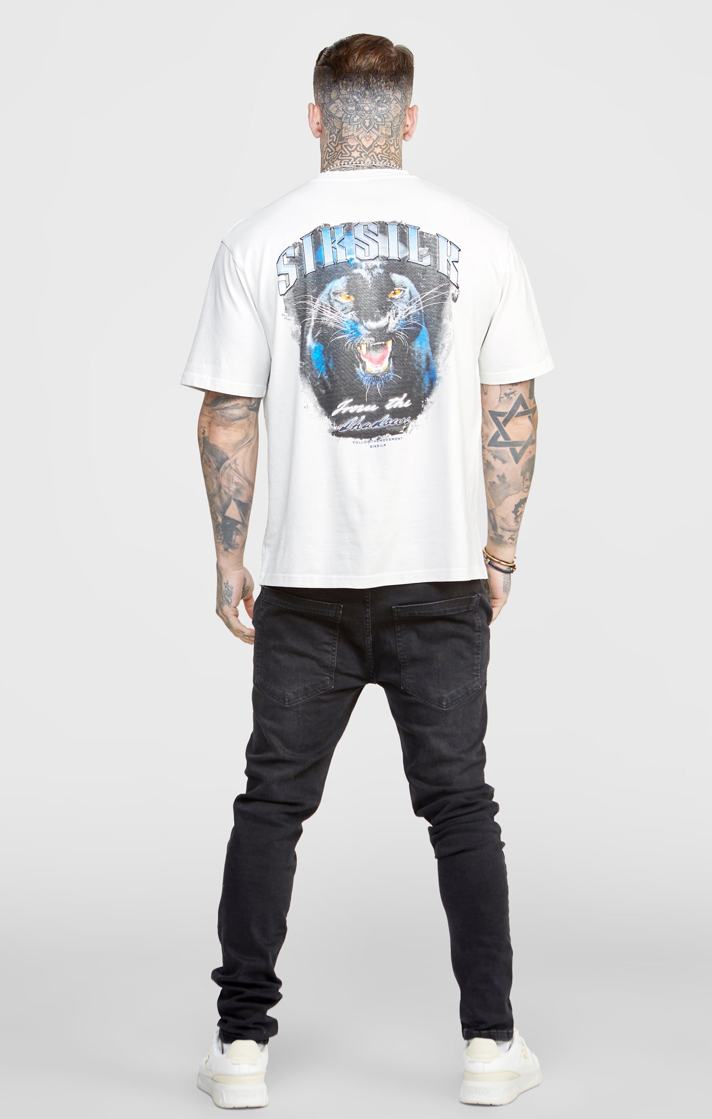 White Graphic Oversized T-Shirt