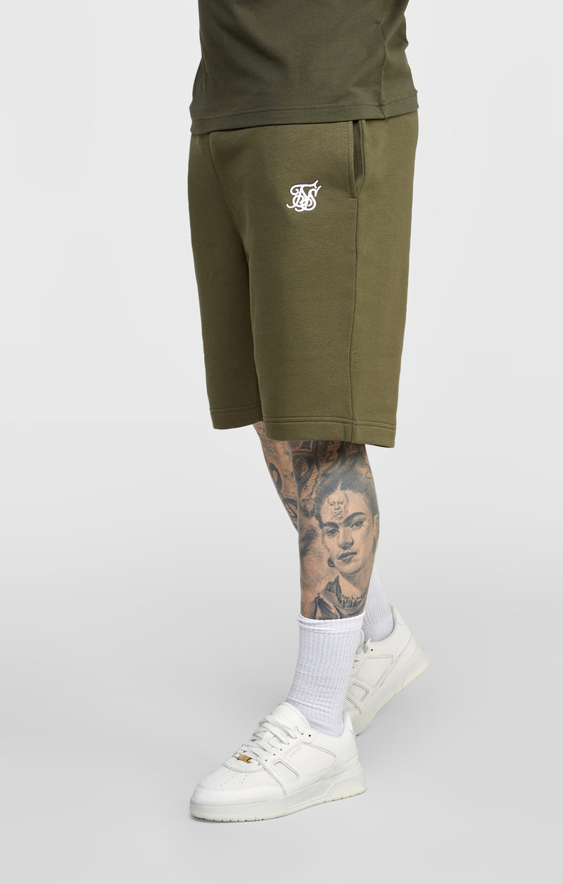 Khaki Essential Fleece Short