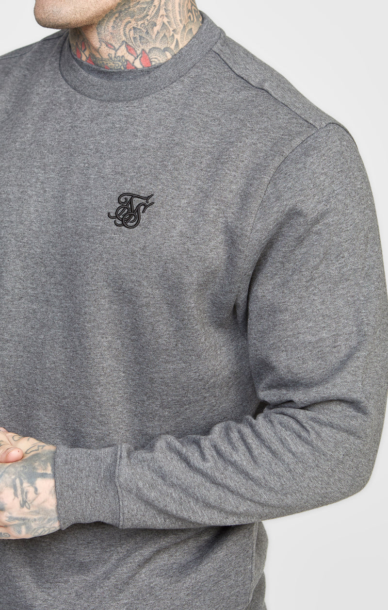 Grey Marl Essential Sweatshirt (1)