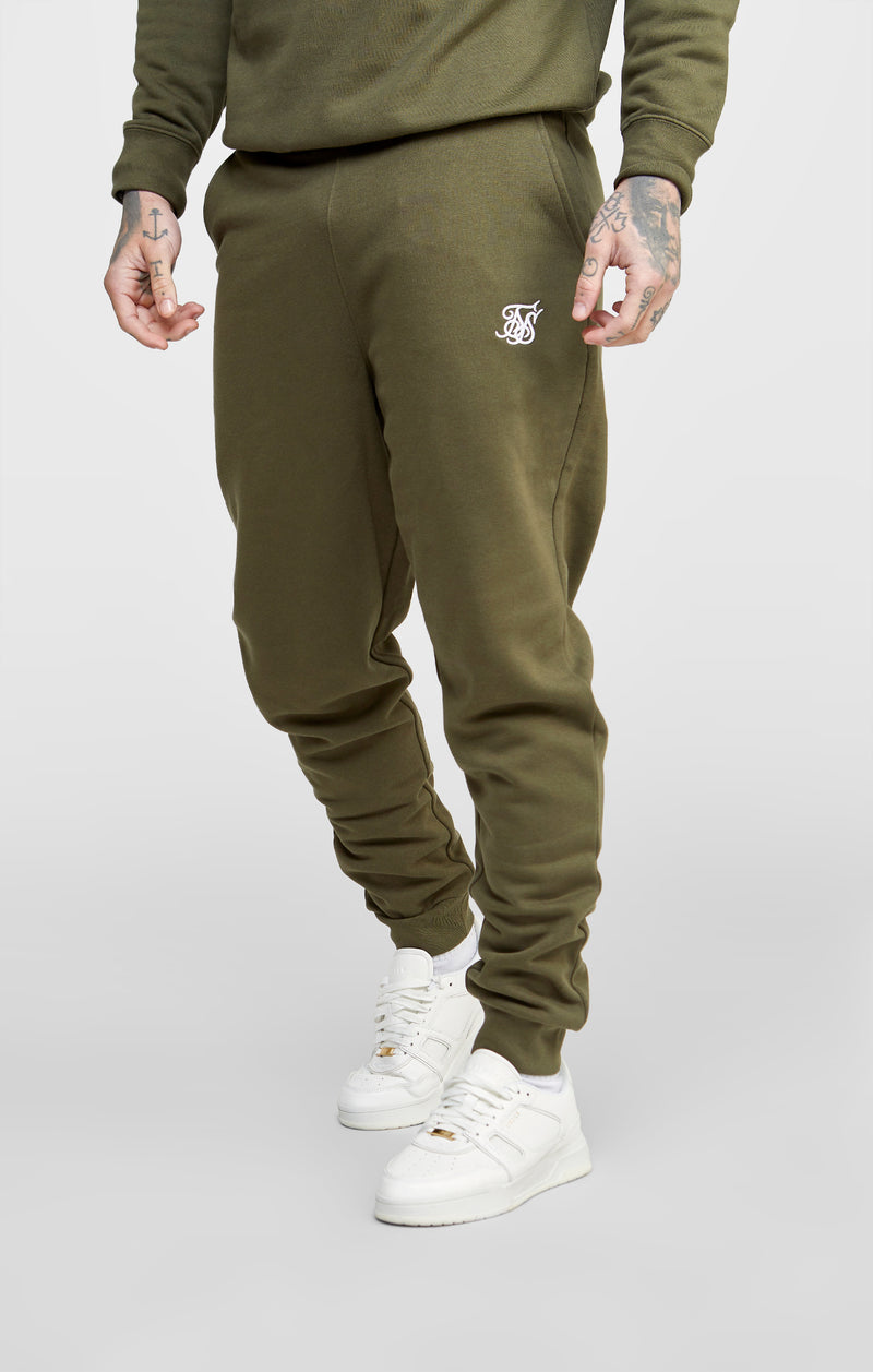Khaki Essential Cuffed Jogger