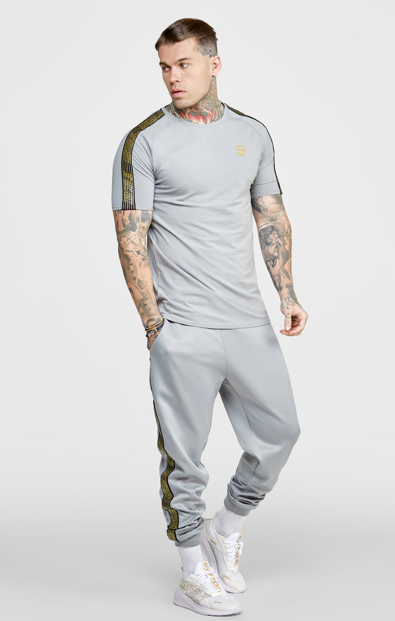 Grey Taped Cuffed Jogger (1)