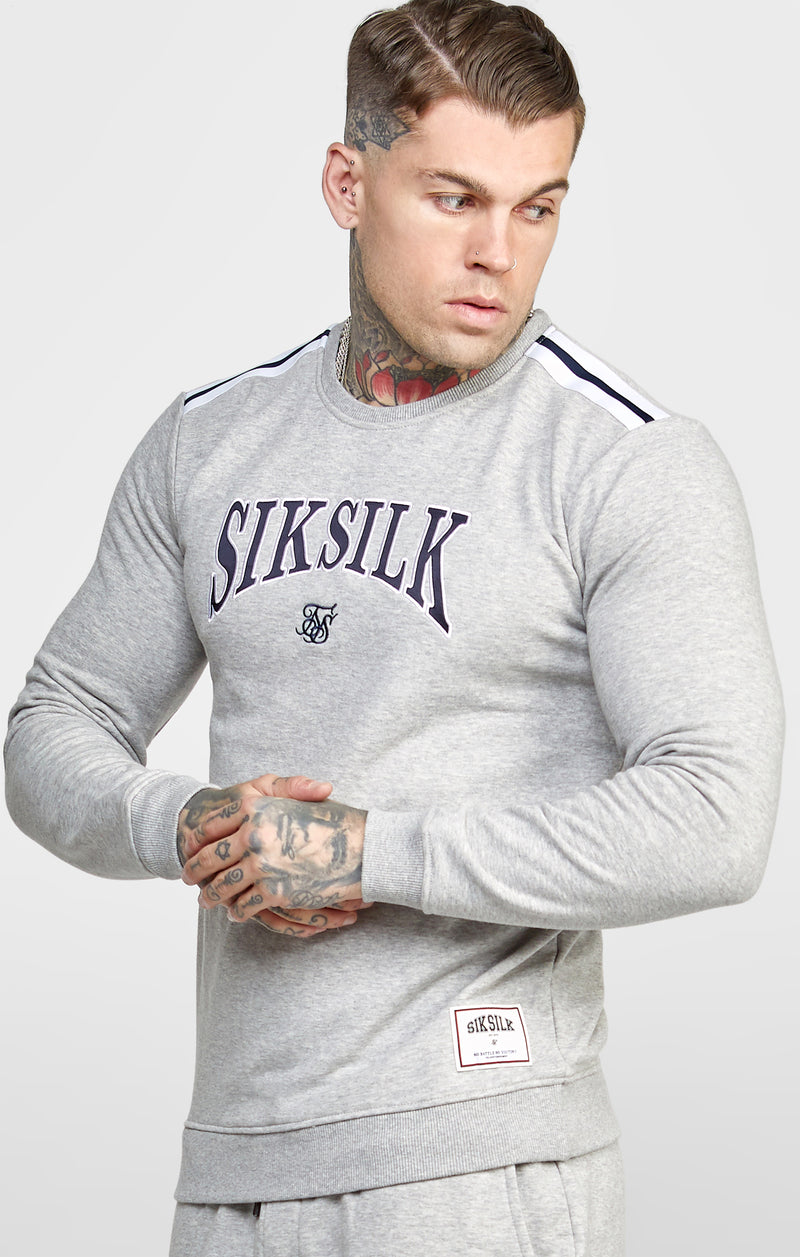 Grey Marl Collegiate Sweatshirt