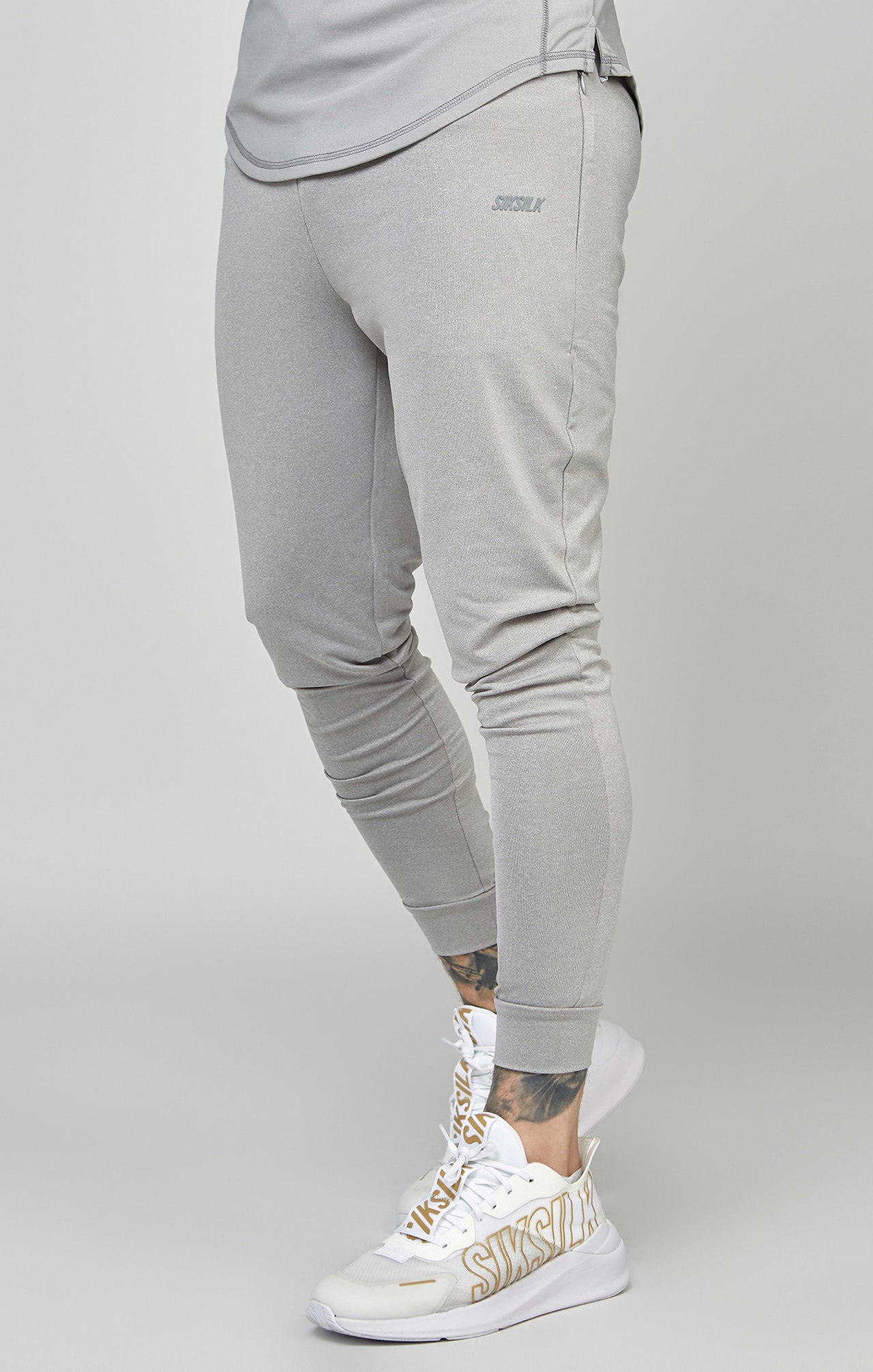 Grey Sports Muscle Fit Track Pant