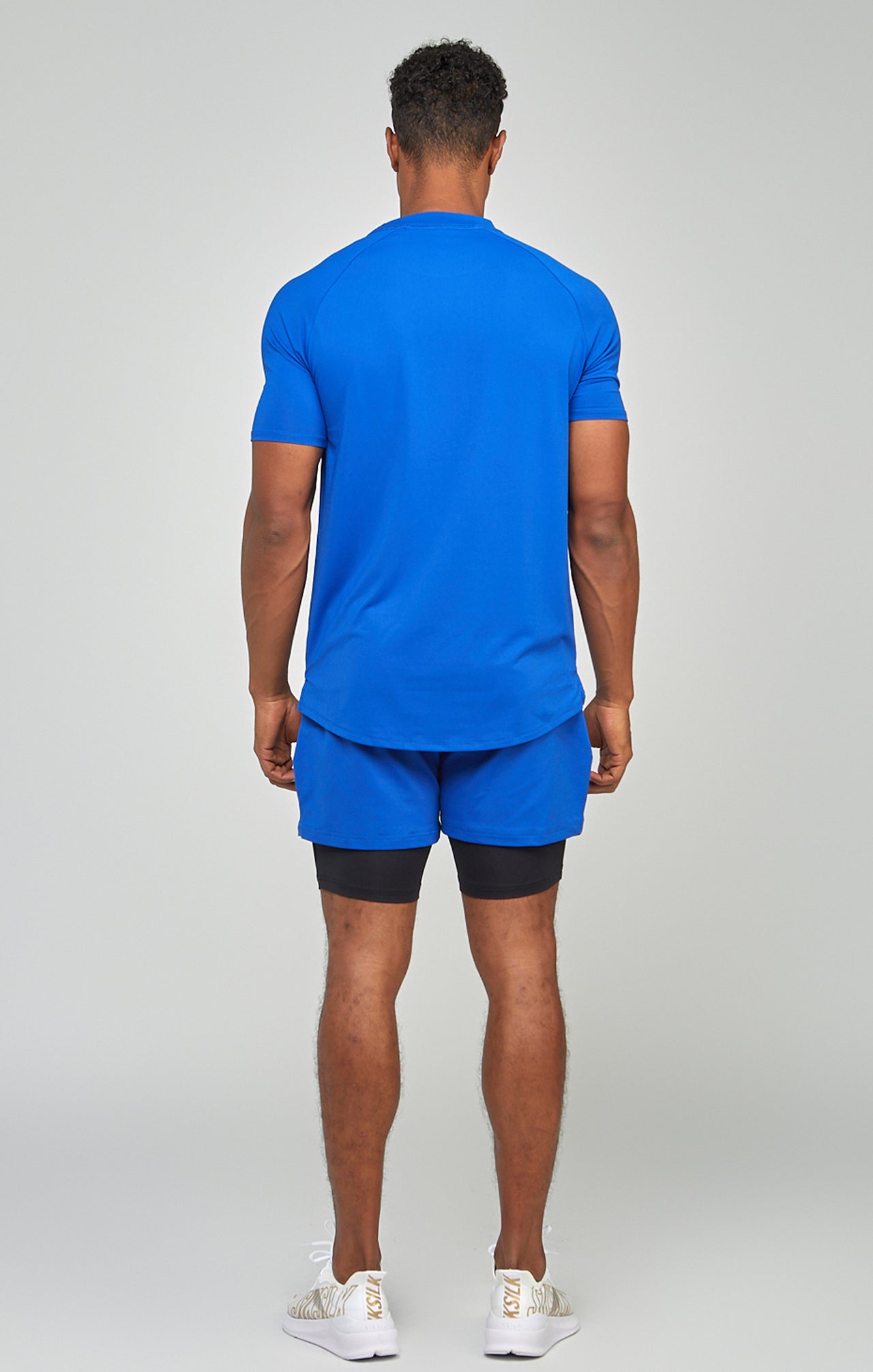 Blue Sports Dual Layer Short (4)