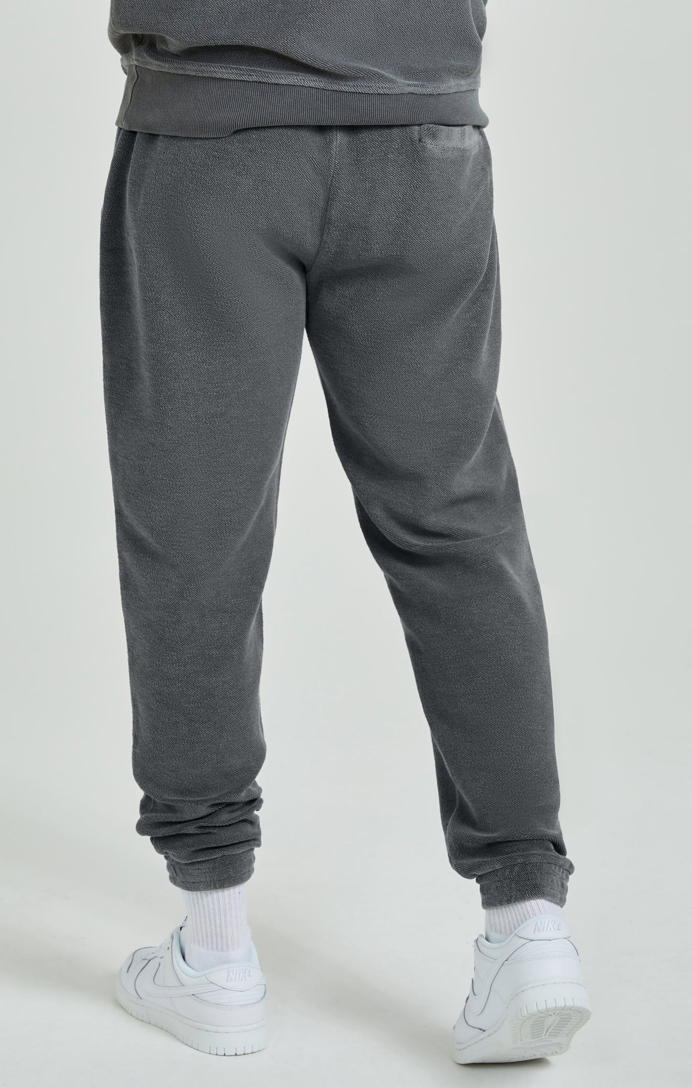 Load image into Gallery viewer, Grey Heavyweight Loopback Relaxed Joggers (3)