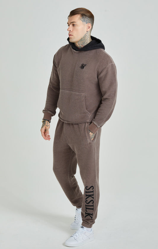 Brown Heavyweight Loopback Relaxed Joggers