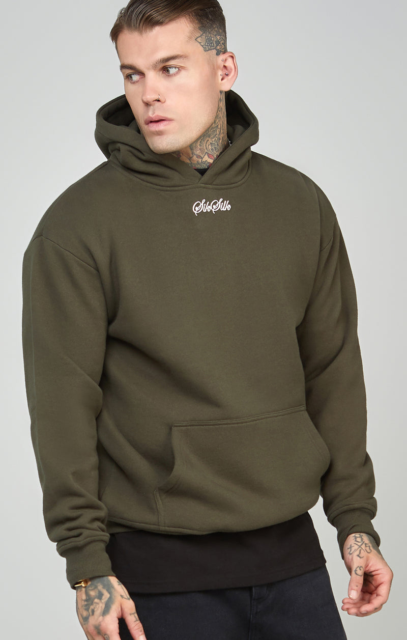 Script Logo Oversized Hoodie