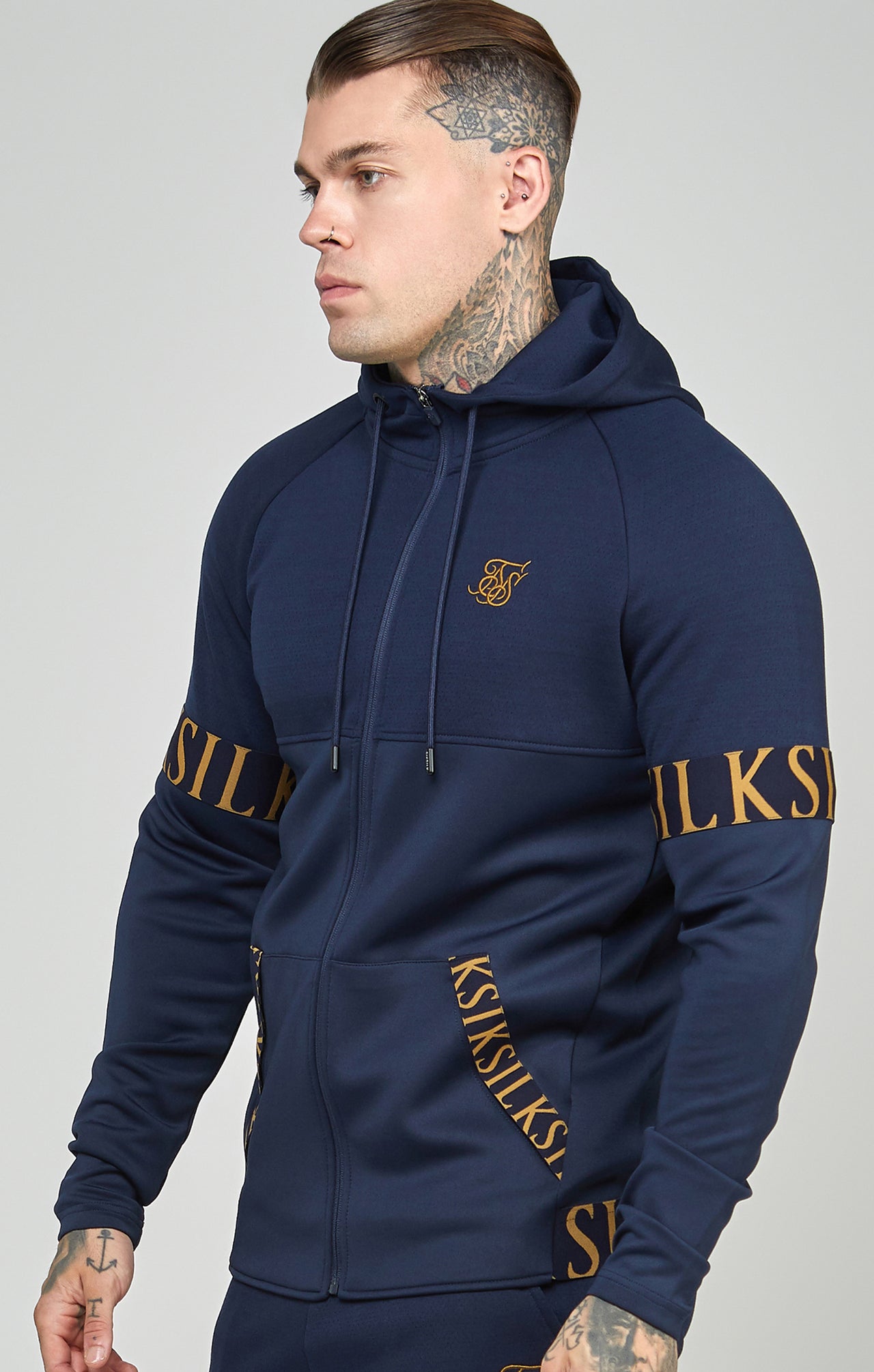 Dynamic Zip Through Hoodie