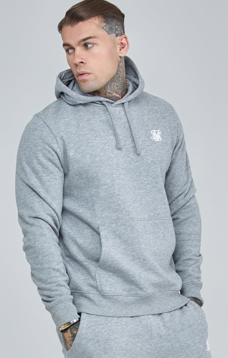 Grey Marl Essential Overhead Hoodie