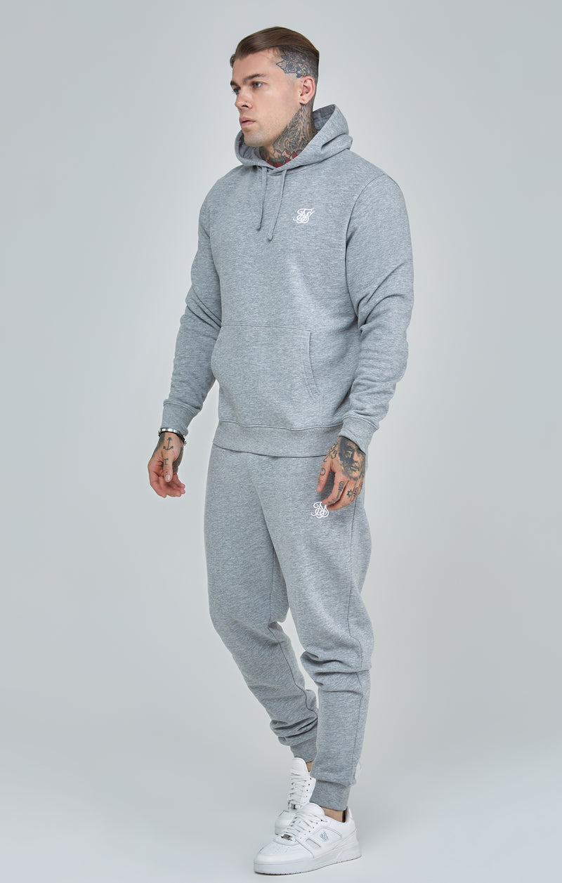 Grey Marl Essential Overhead Hoodie (1)