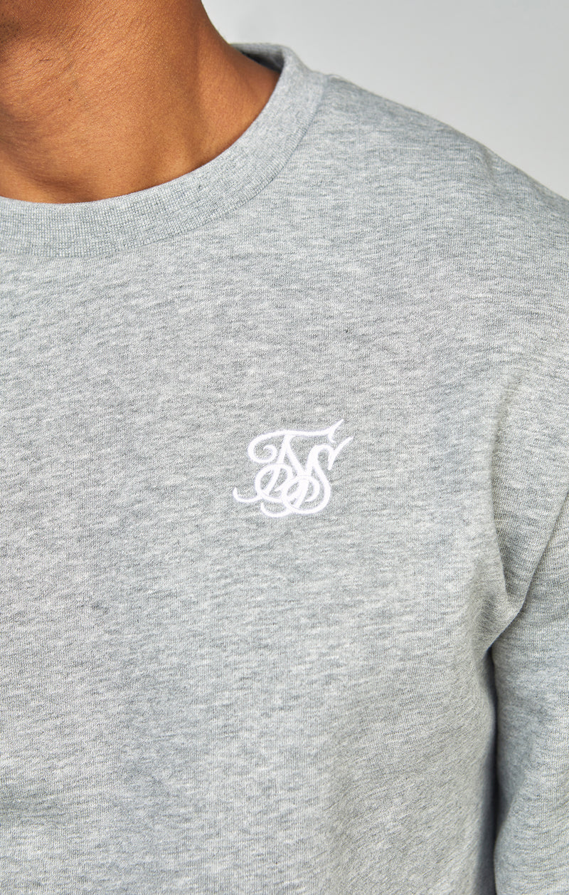 Grey Marl Essential Sweatshirt (1)