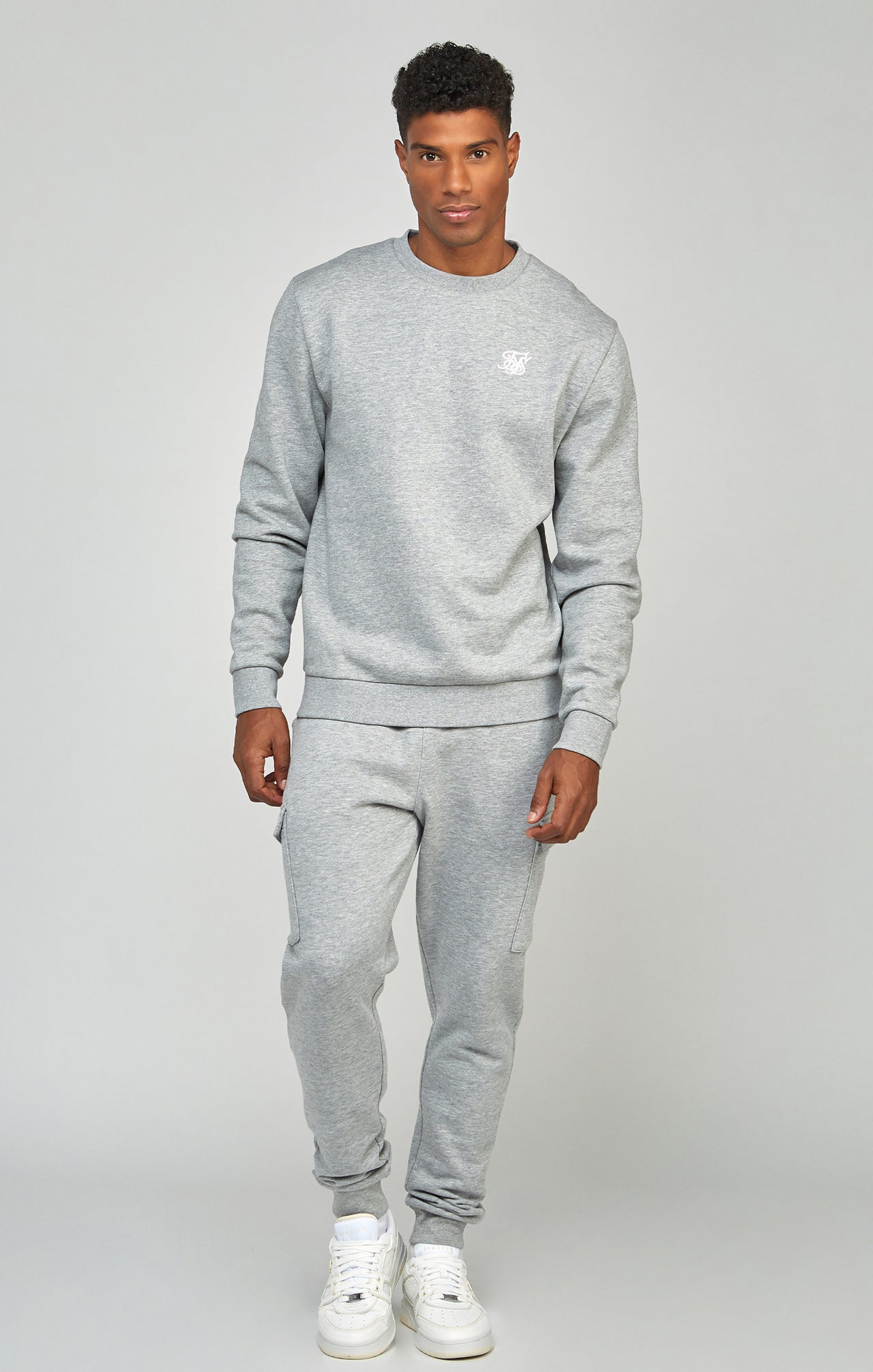 Grey Marl Essential Sweatshirt (2)