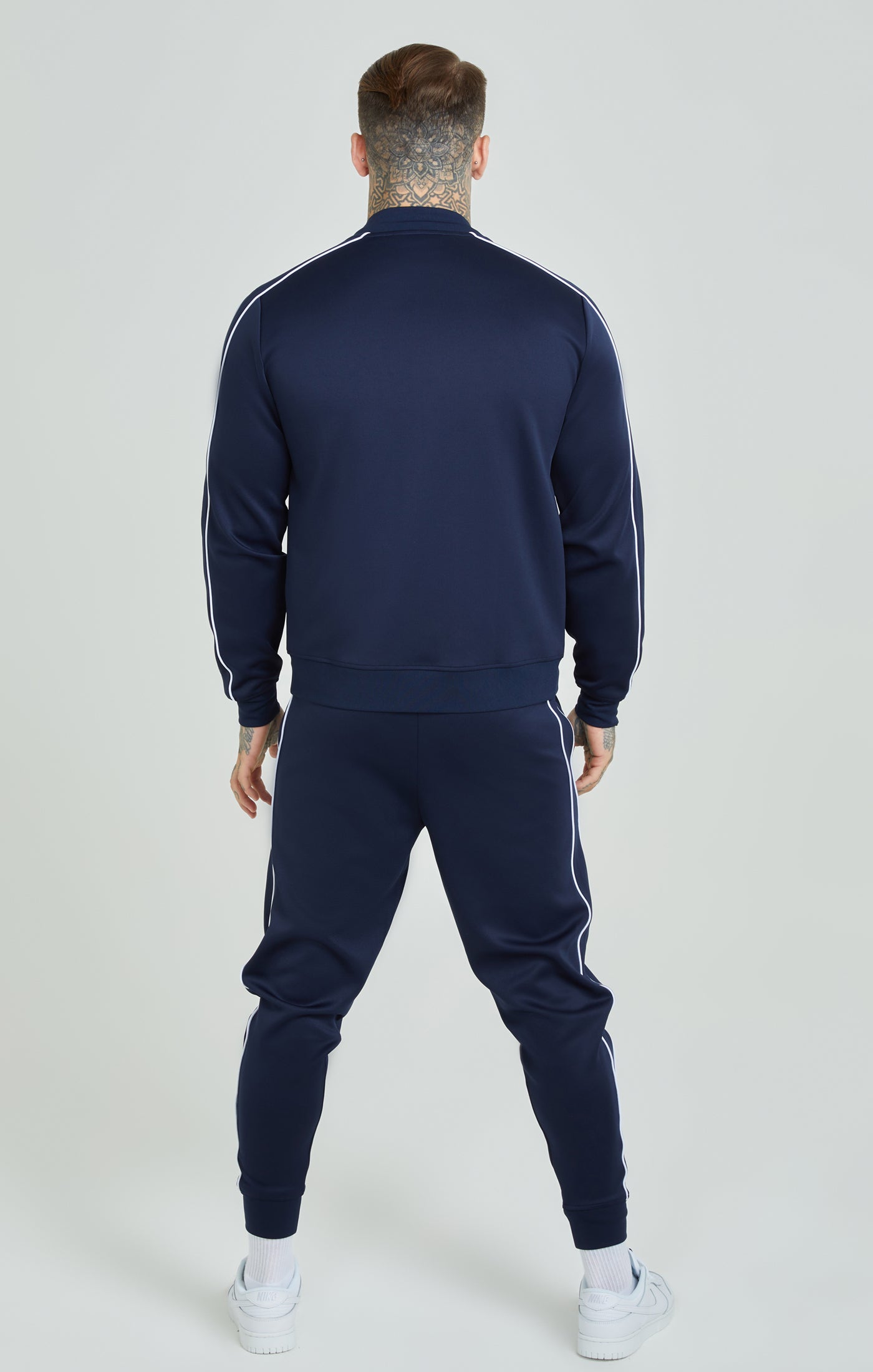 Load image into Gallery viewer, Navy Panelled Tracksuit (4)