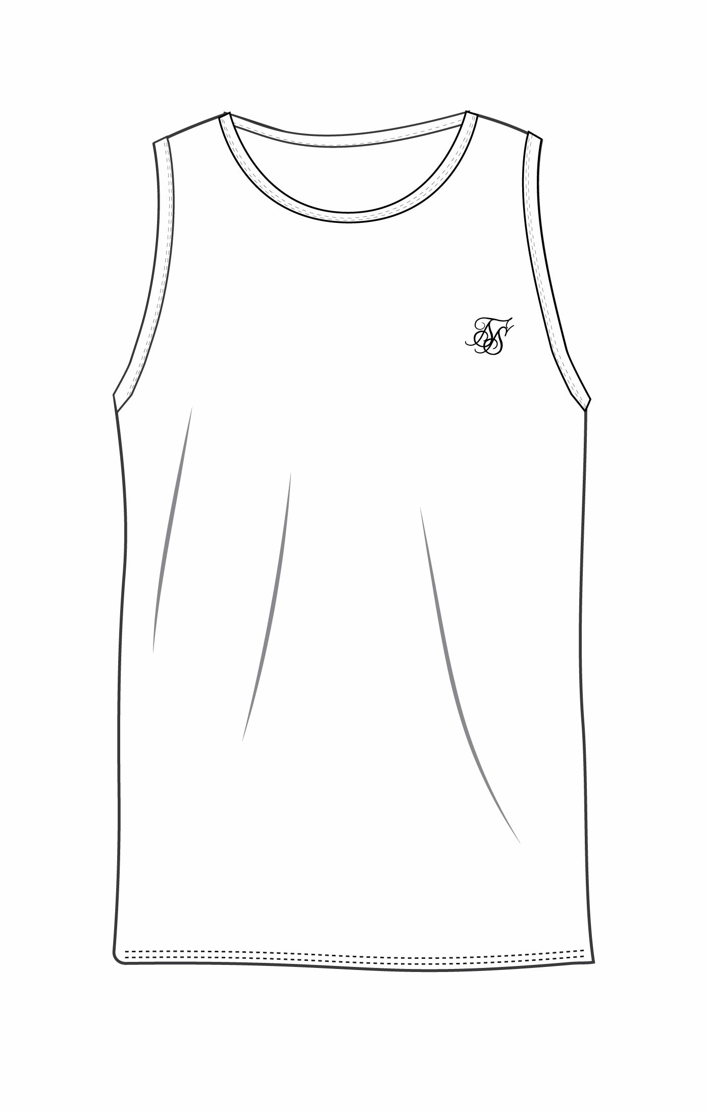 Load image into Gallery viewer, White Muscle Fit Essential Vest