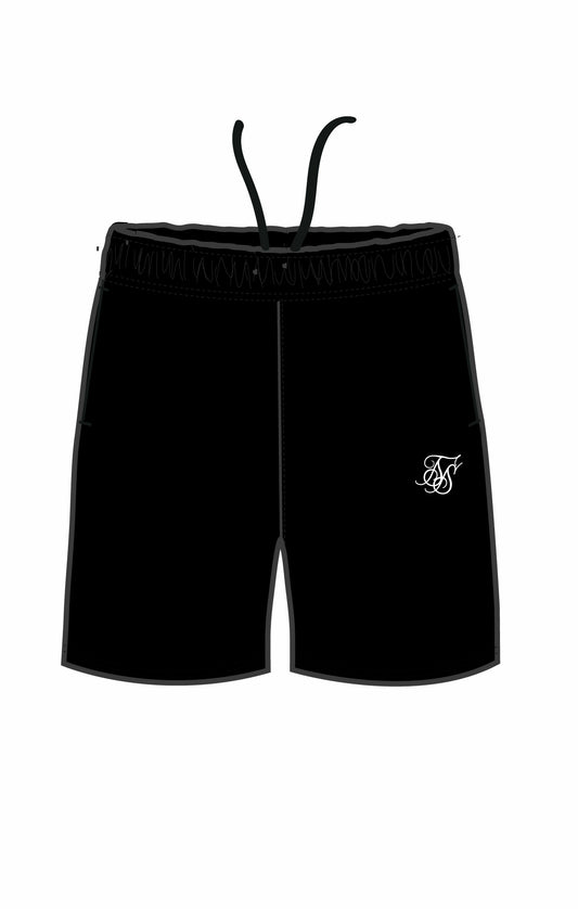 Black Essential Jersey Short