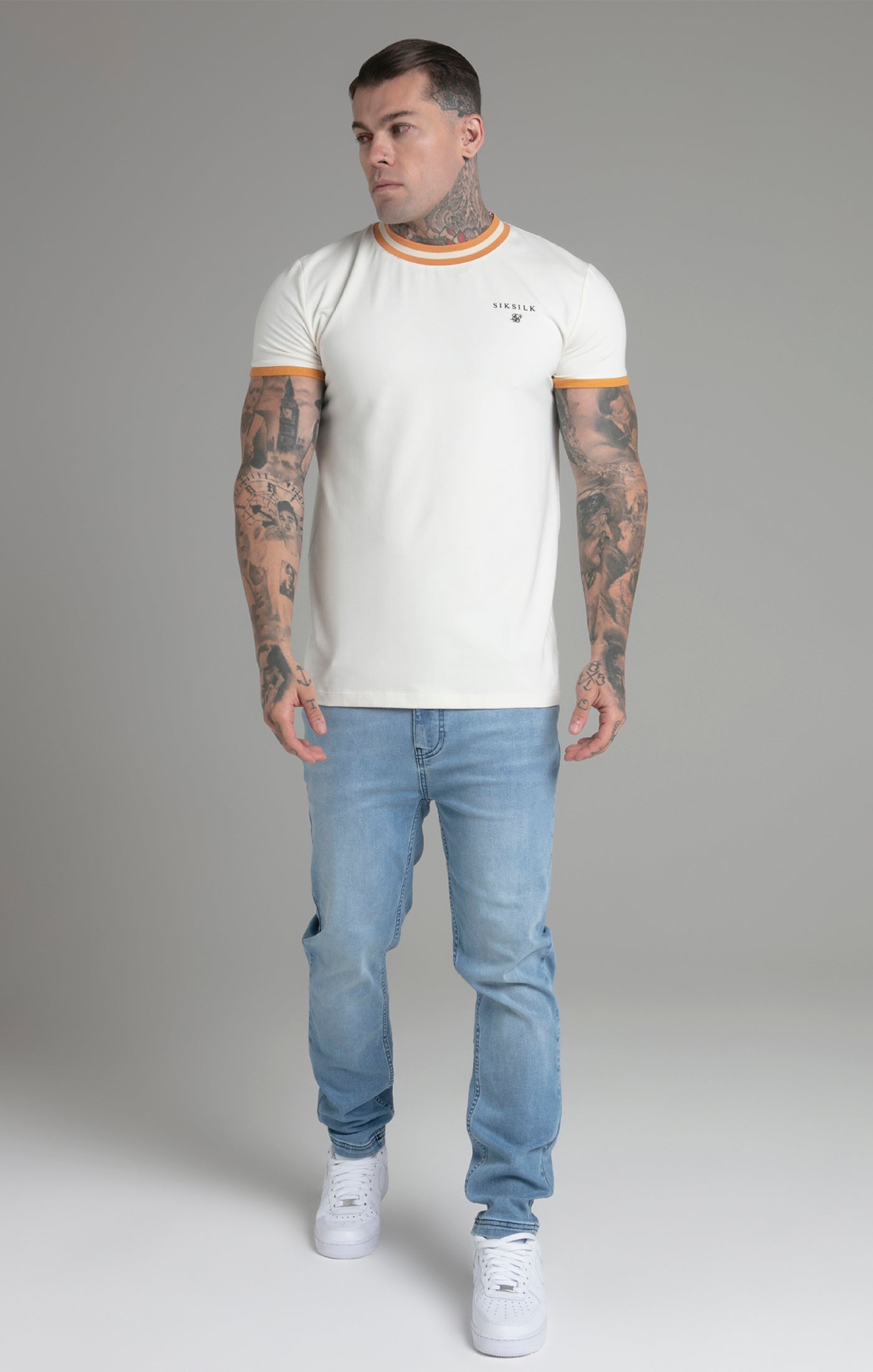 Camiseta blanca siksilk online