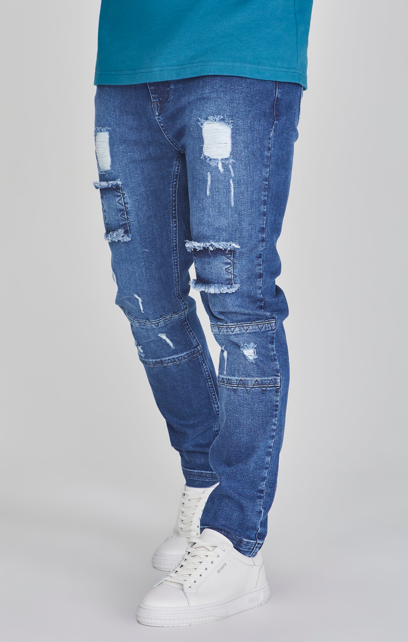 Sik silk drop crotch 2024 jeans