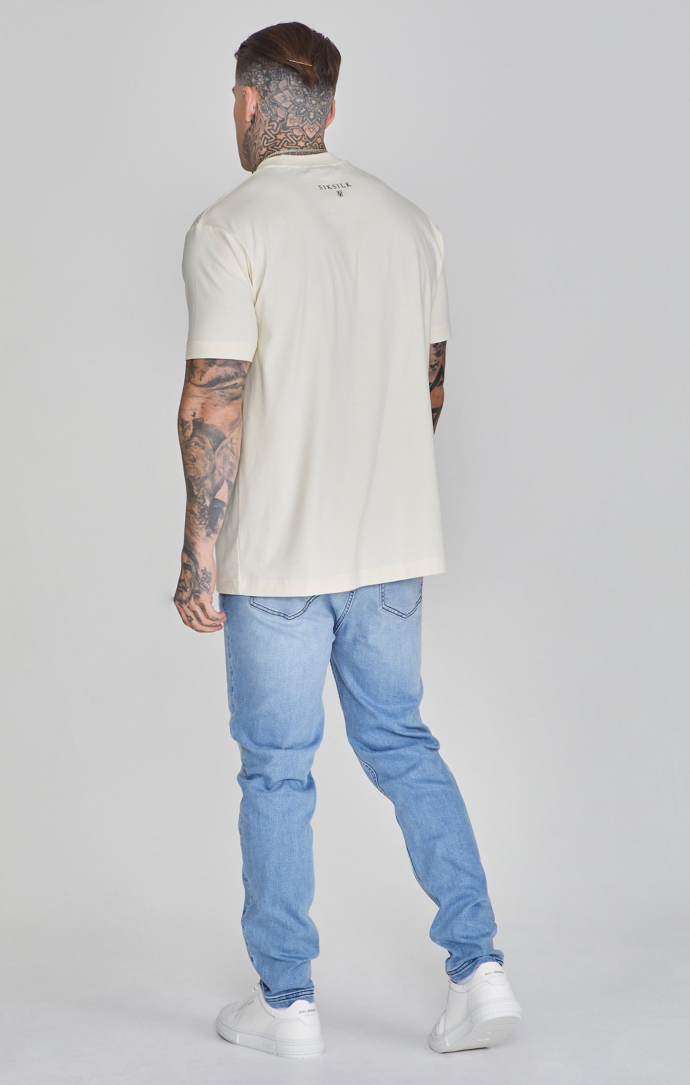 SikSilk Men s Light Blue Drop Crotch Jeans SikSilk UK