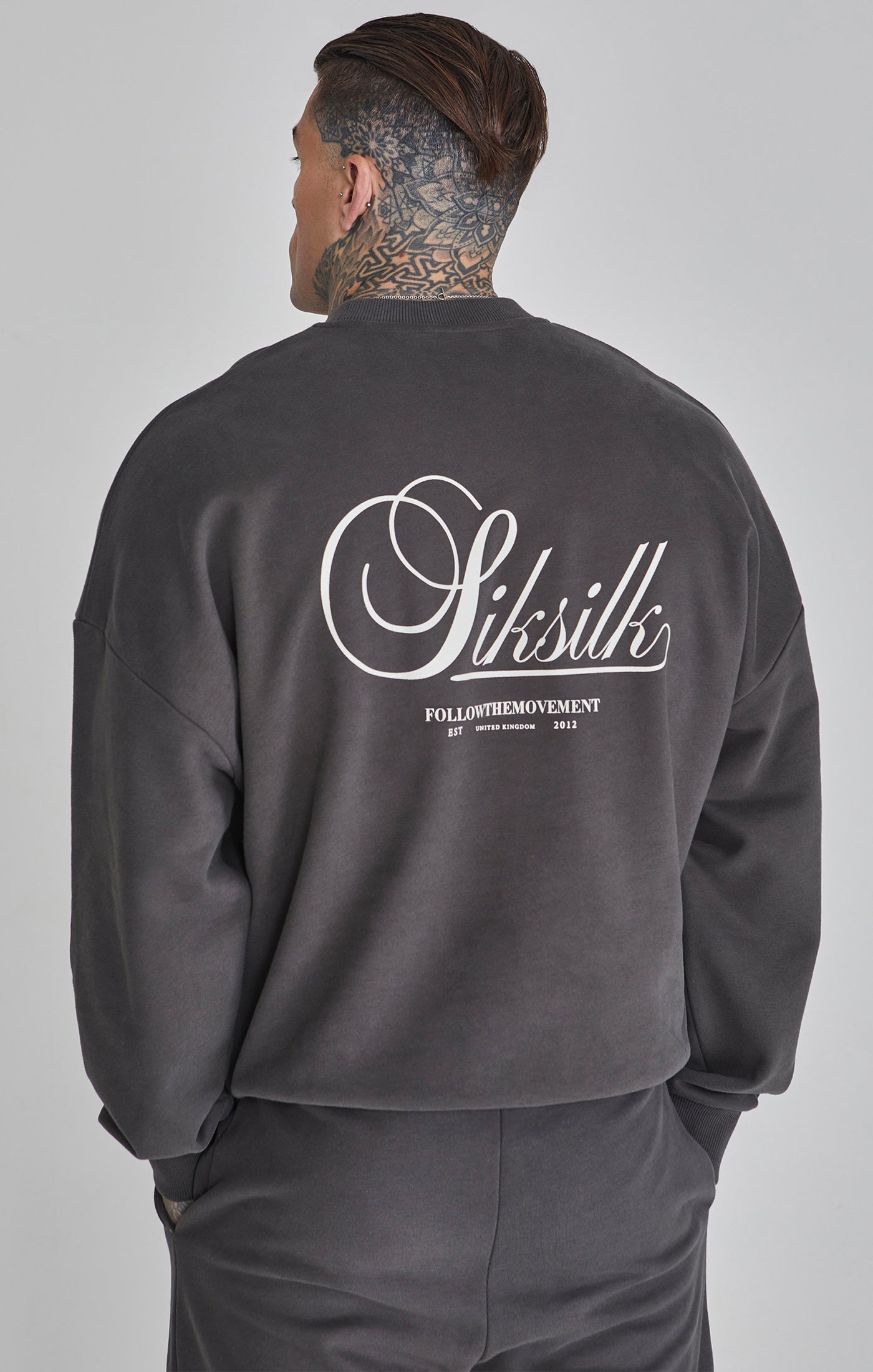 SikSilk order Woman's Gray Heather Sweatshirt with Logo Small NWT