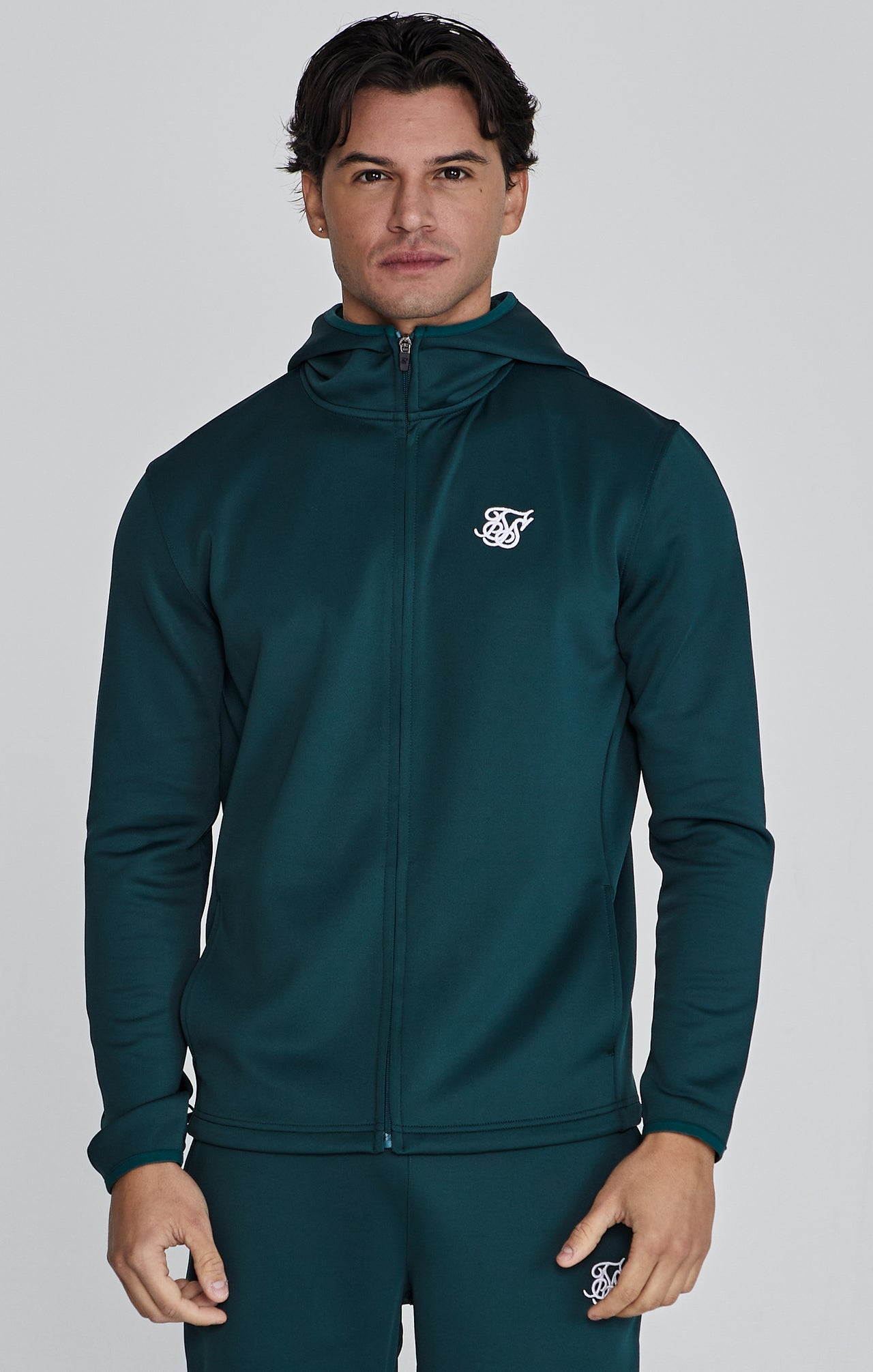 Green Full Zip Hoodie