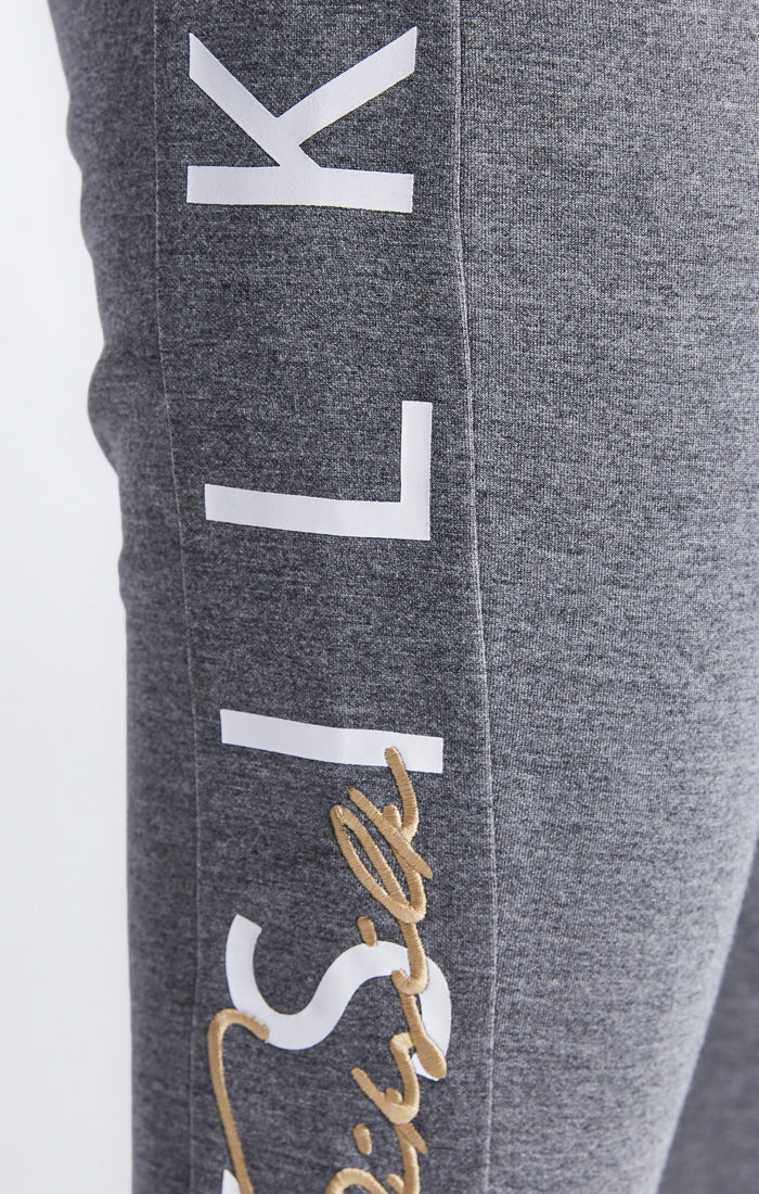Girls Grey Marl Signature Track Pant (1)