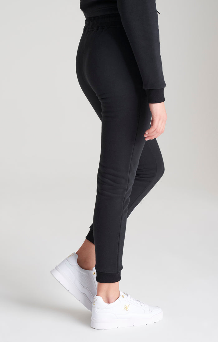 Girls Black Signature Jogger (1)