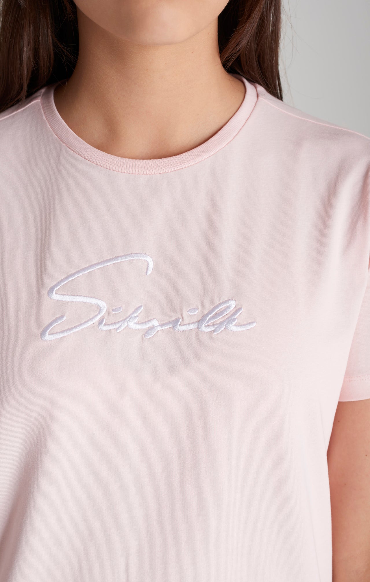 Girls Pink Signature T-Shirt Dress (3)