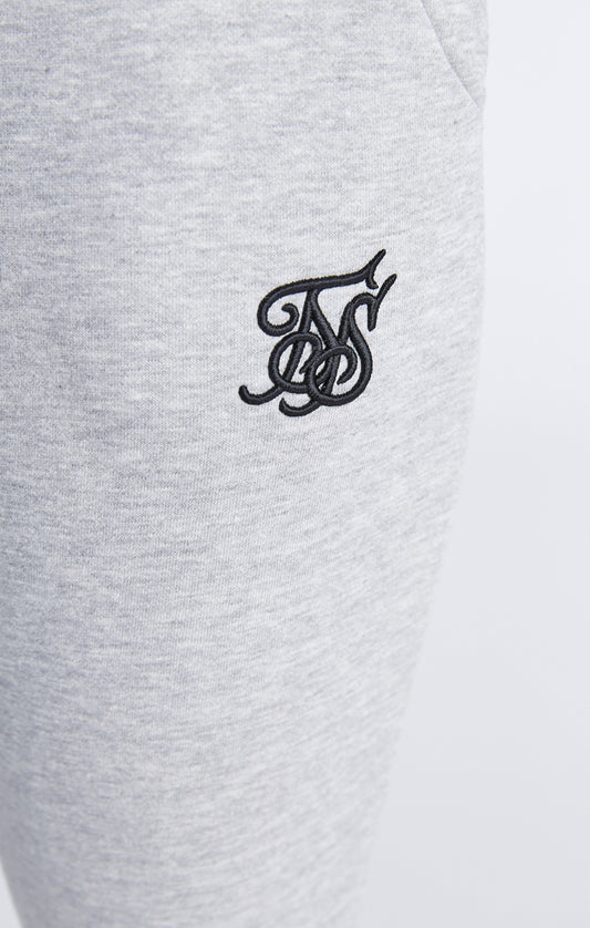 Girls Grey Marl Essentials Cropped T-Shirt