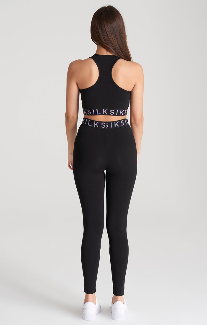 Load image into Gallery viewer, Girls Black Taped Legging (5)