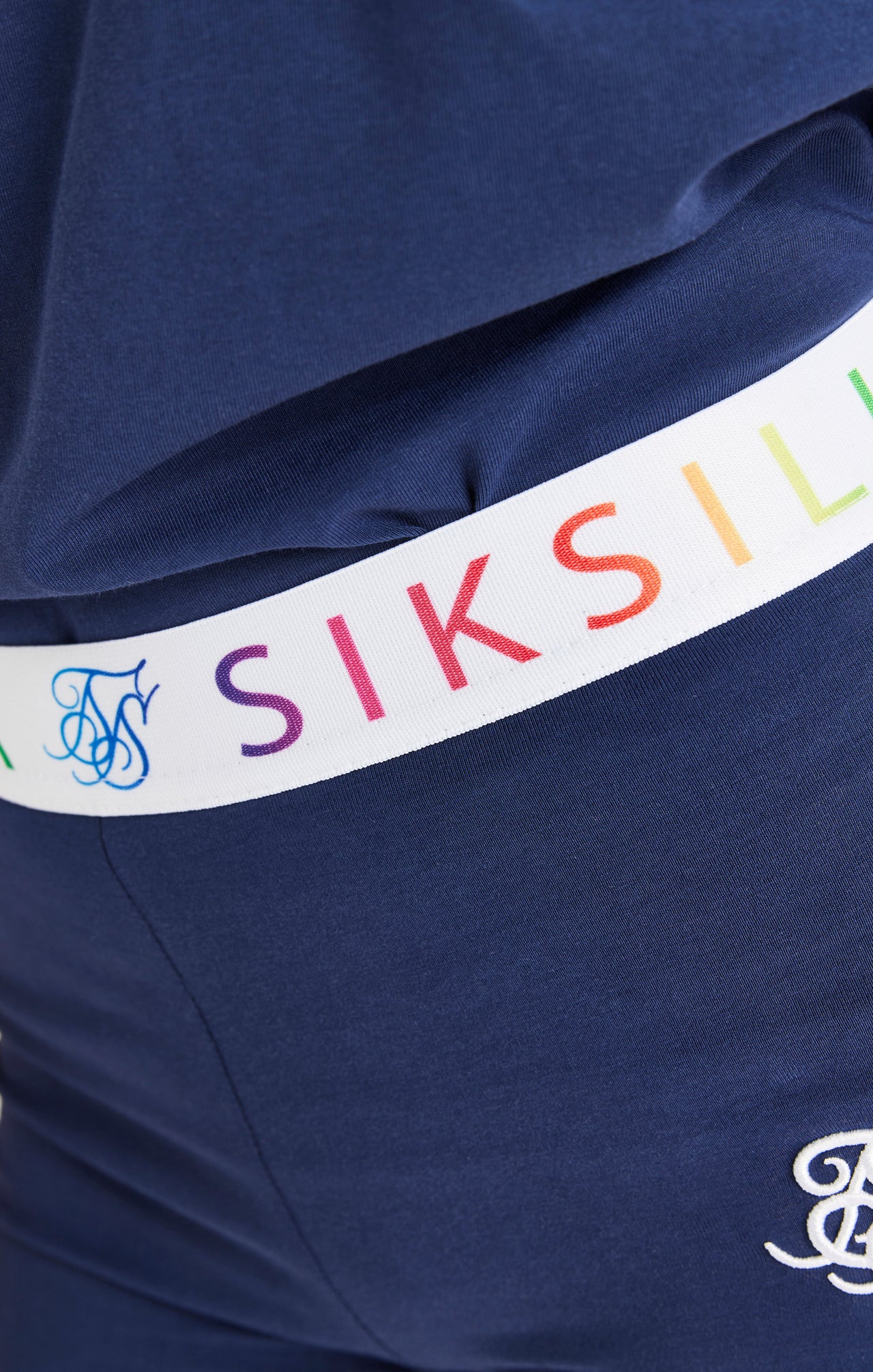 SikSilk Rainbow Cycle Shorts - Navy (5)