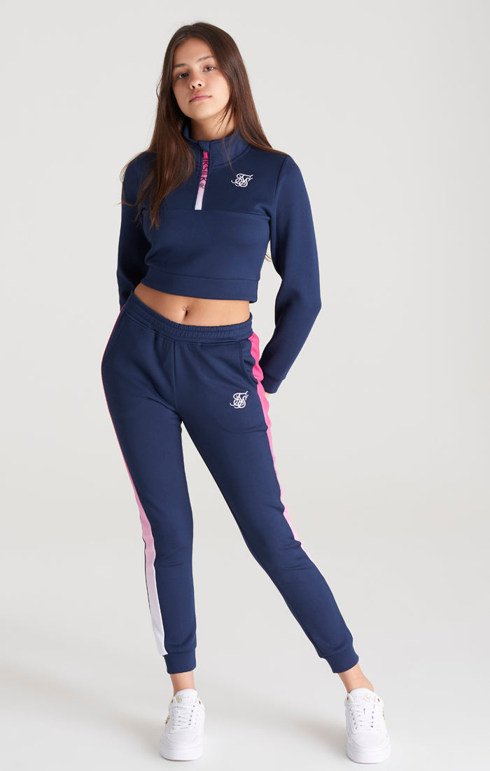 Girls Navy Fade Track Pant (3)