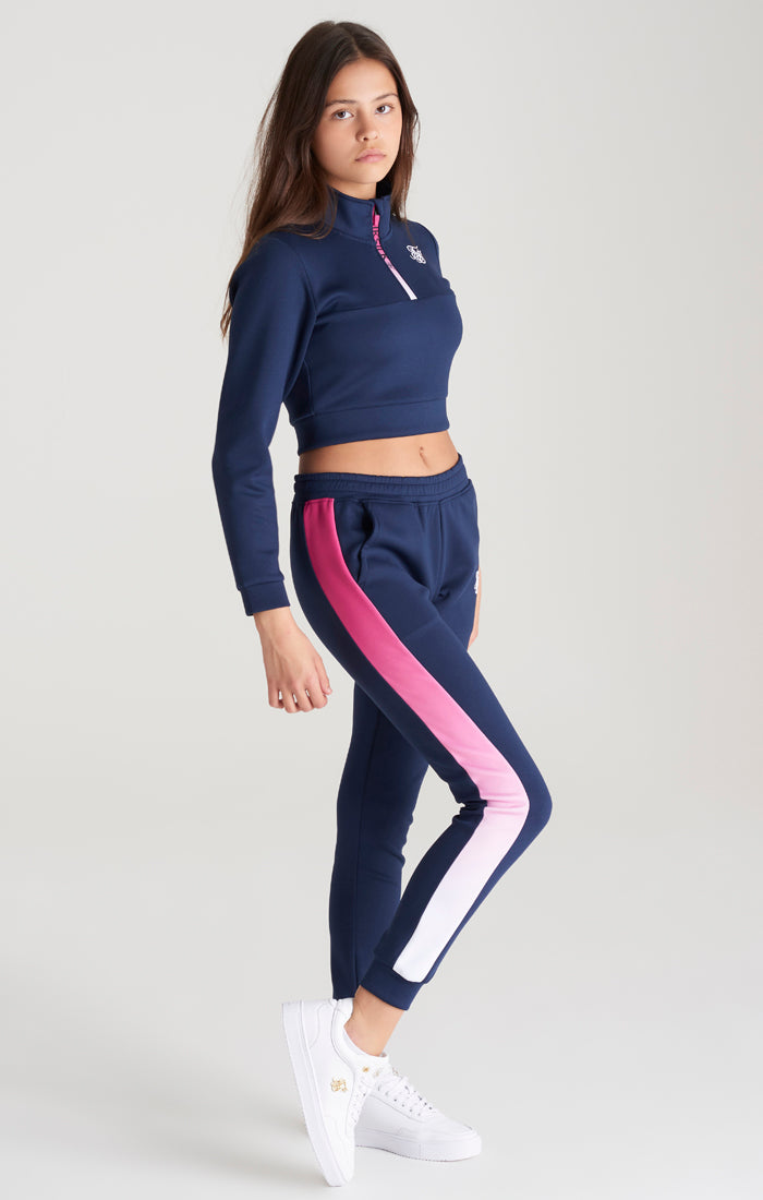 Girls Navy Fade Track Pant (4)