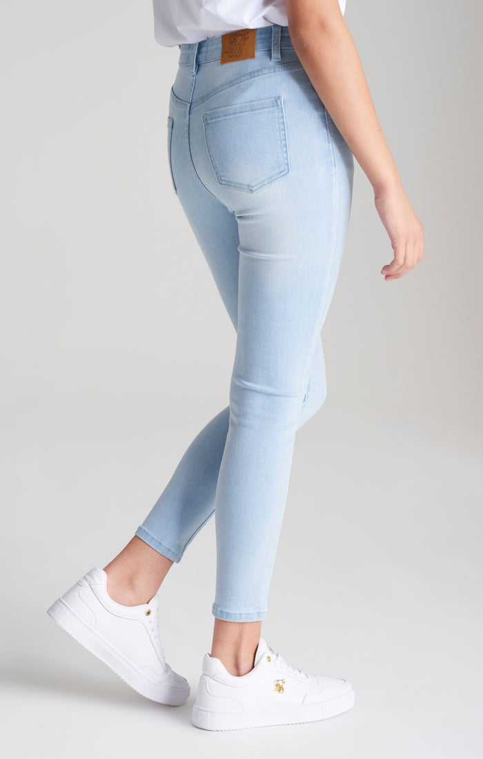 Girls Blue Skinny Denim Jean (1)