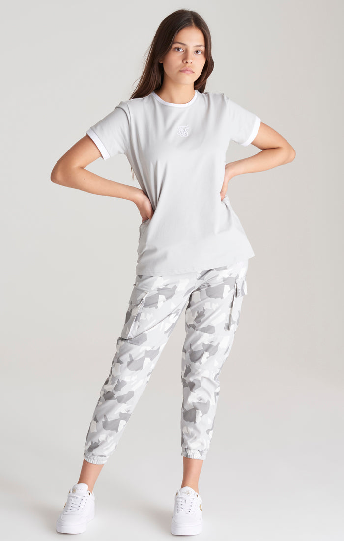 Load image into Gallery viewer, Girls Grey Camo Cargo Pant (5)