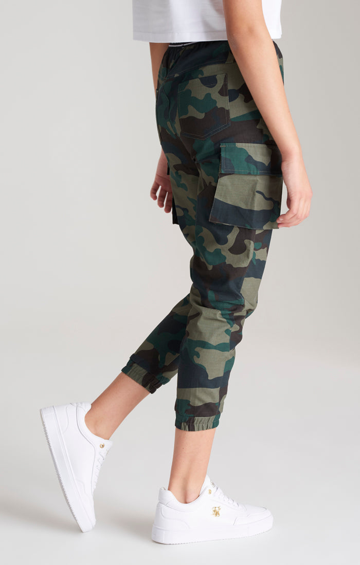 Girls Camo Taped Cargo Pant (1)