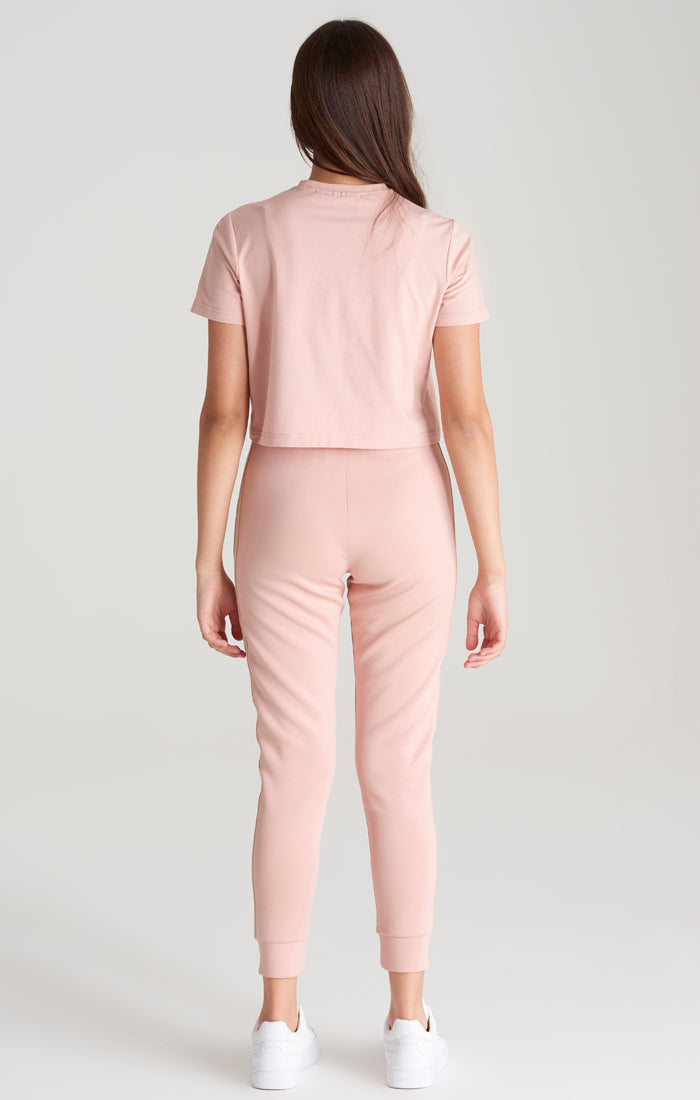 Load image into Gallery viewer, Girls Pink Taped Track Pant (5)