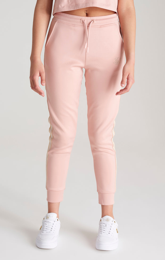 Girls Pink Taped Track Pant (1)