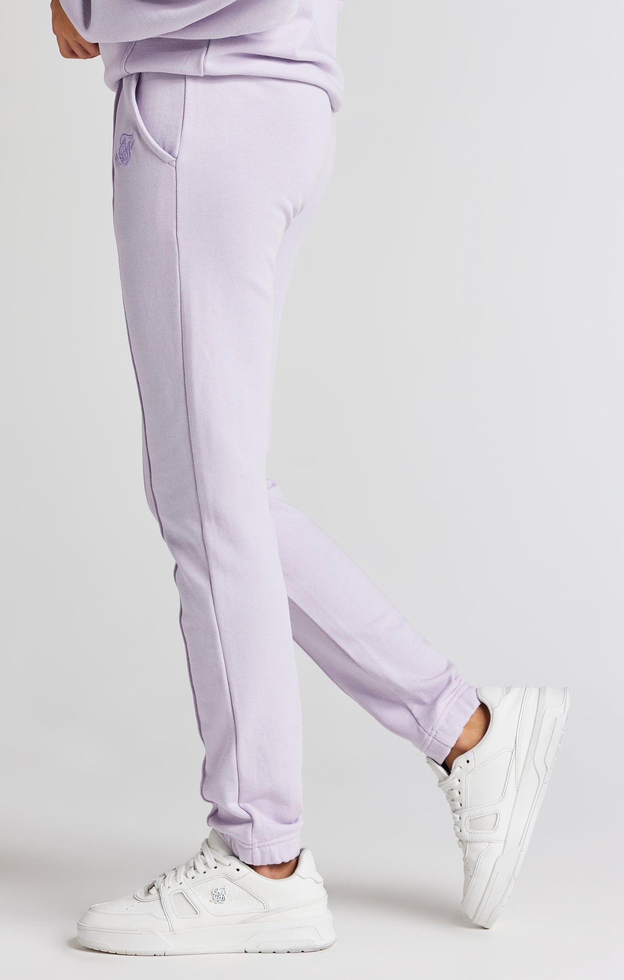 Girls Purple Relaxed Fit Pleated Jogger (1)